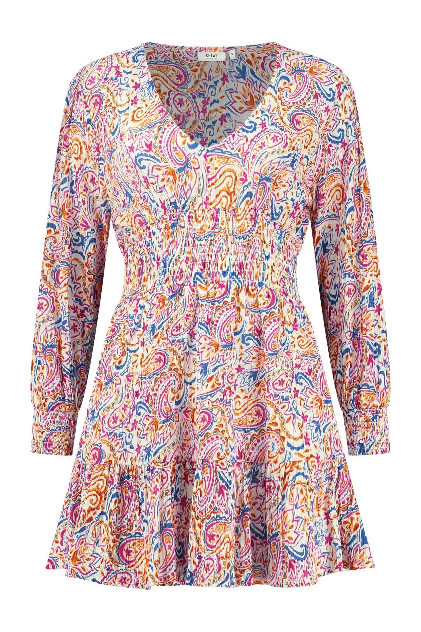 ZARAGOSA DRESS COLOURED PAISLEY MULTI PAISLEY 5