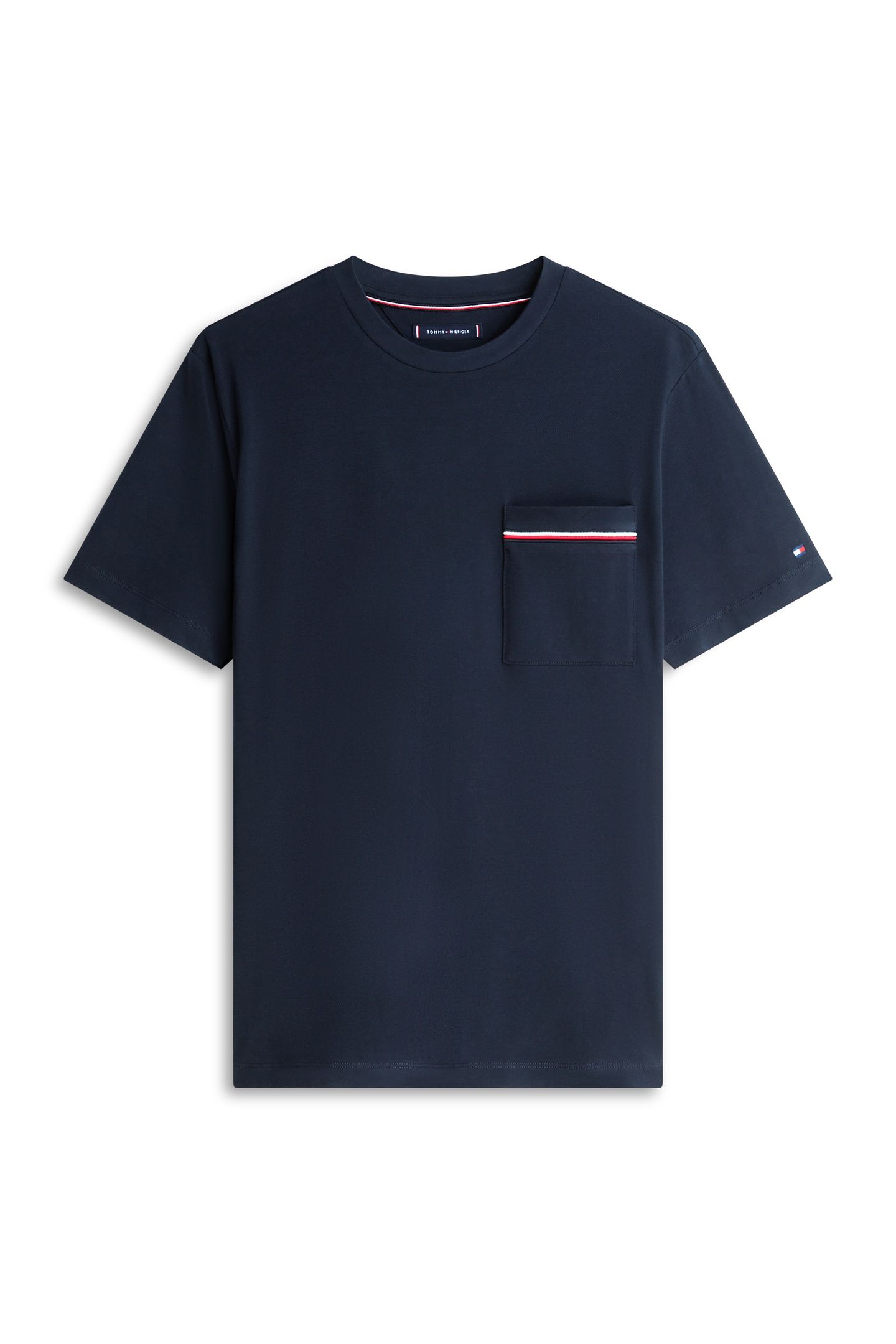 GLOBAL STRIPE PIQUE T-SHIRT DESERT SKY 5