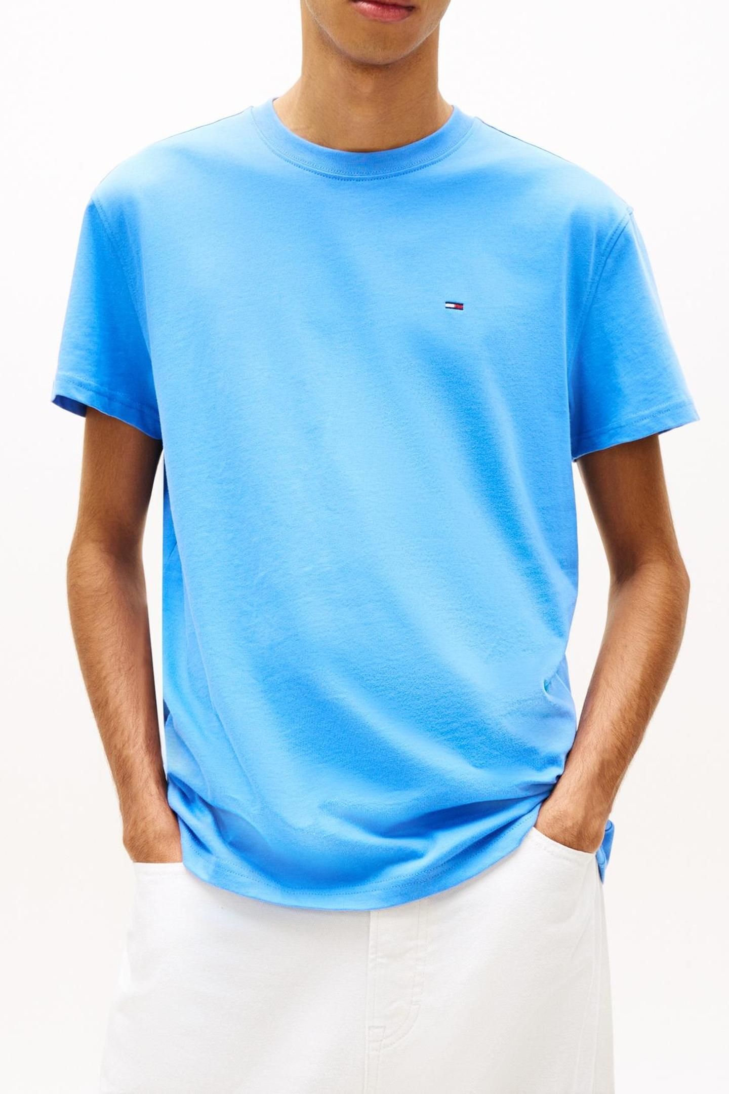 TJM REGULAR SFLAG SS TEE BLUE TWILIGHT 1