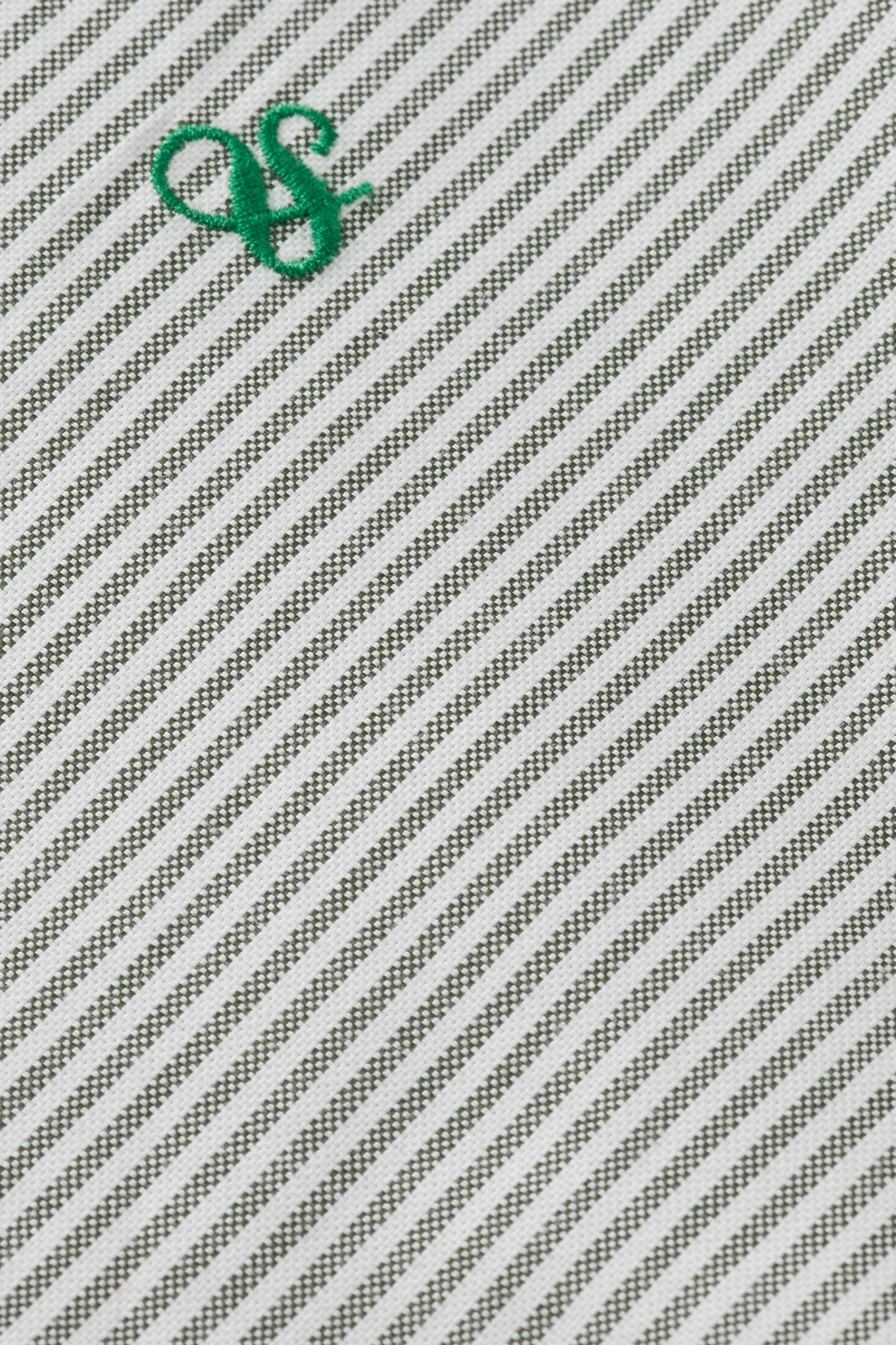 STRIPED REGULAR-FIT OXFORD SHIRT THYME STRIPE 3