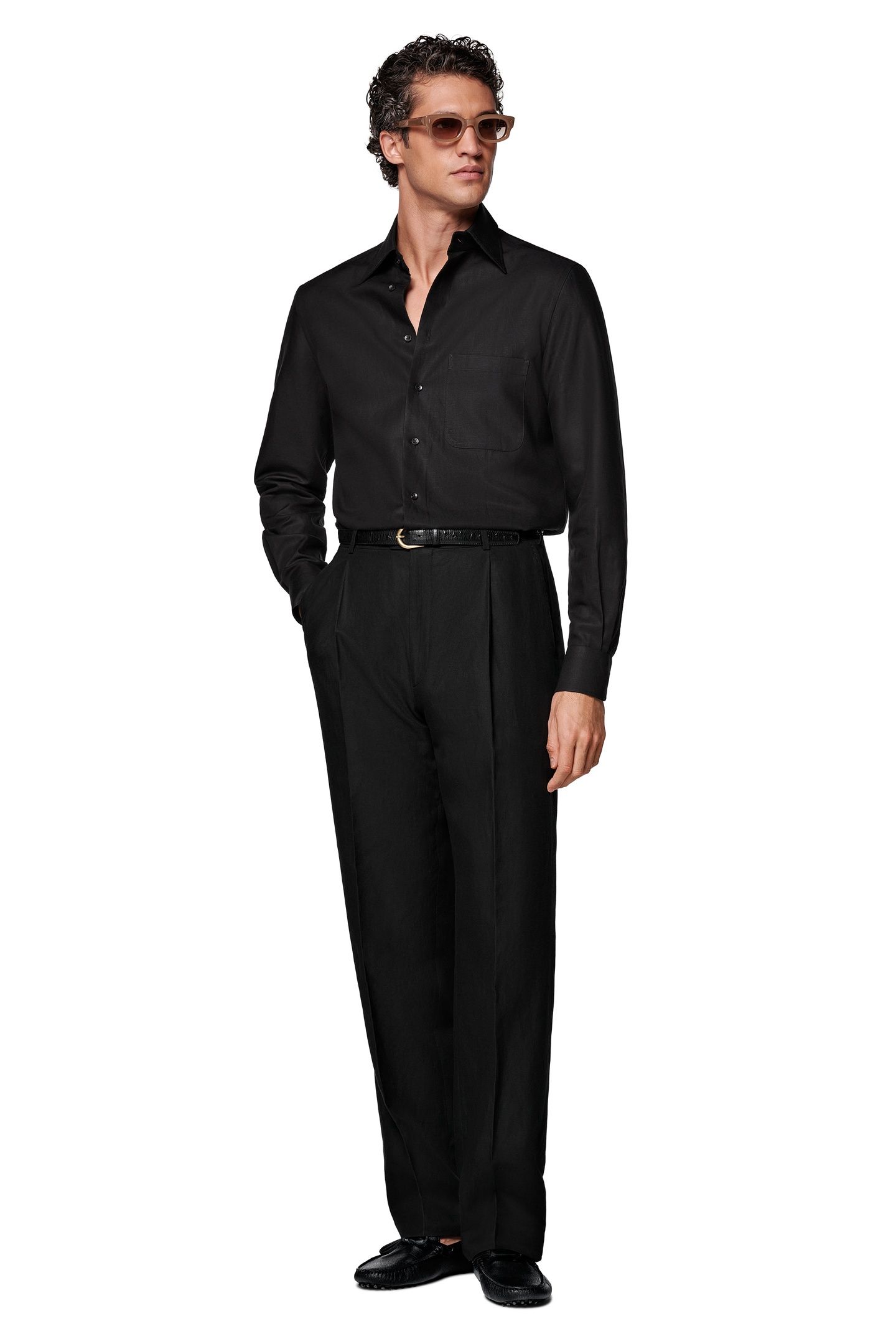 SHIRT-OVERSHIRT-LYOCELLBLACK CASUAL SHIRTS BLACK 3
