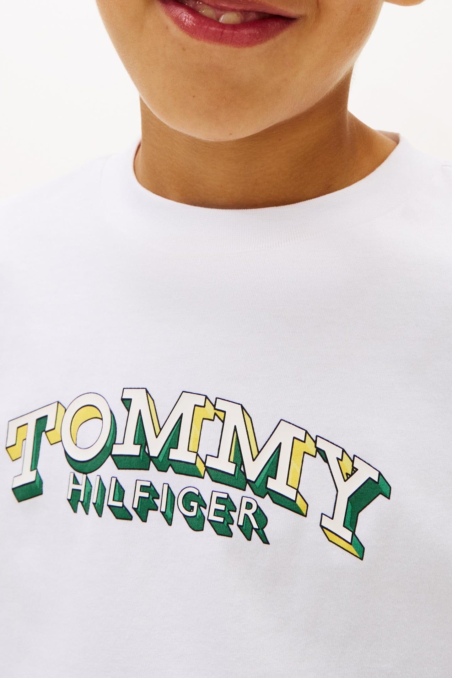 BOYS 3D GRAPHIC T-SHIRT WHITE TOMMY 5