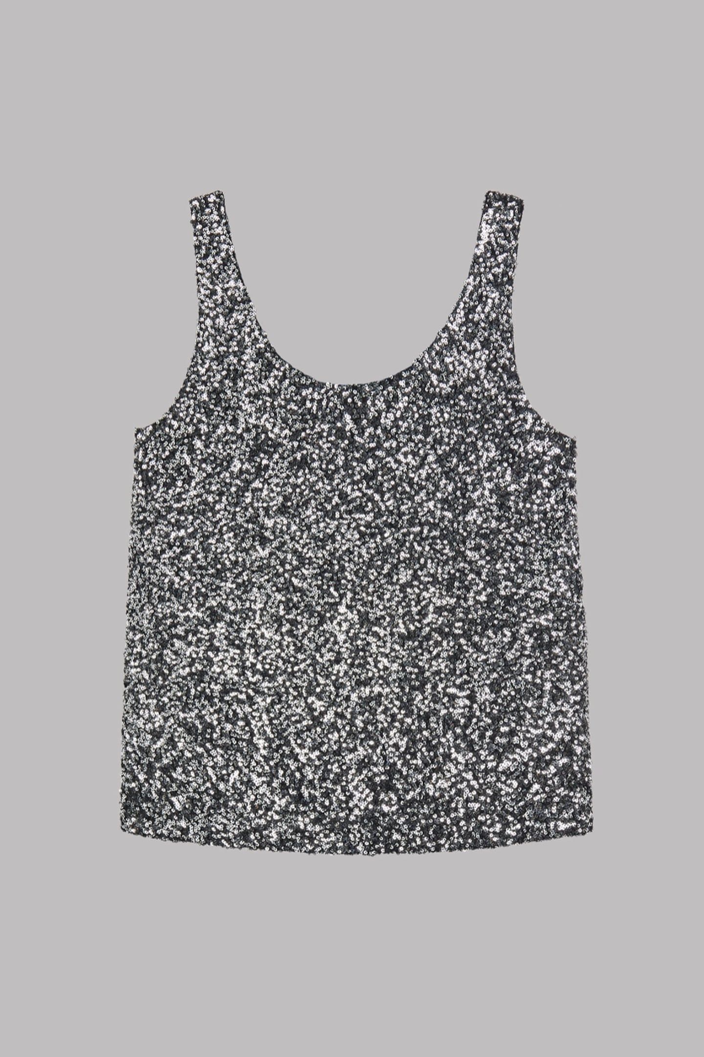 THE DARK SEQUIN BASE TANK TOP 3