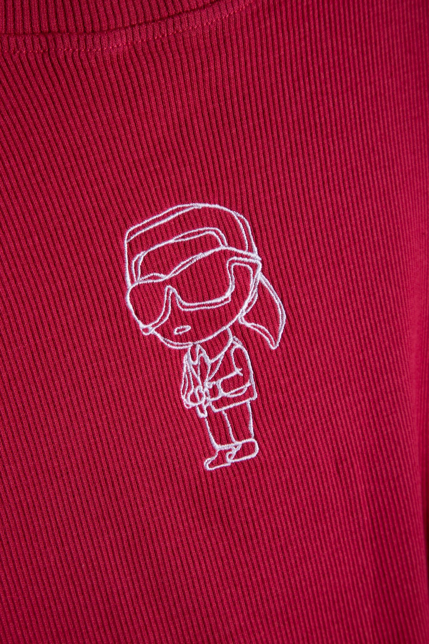 IKON SKETCH EMB RIB T-SHIRT PERSIAN RED 4
