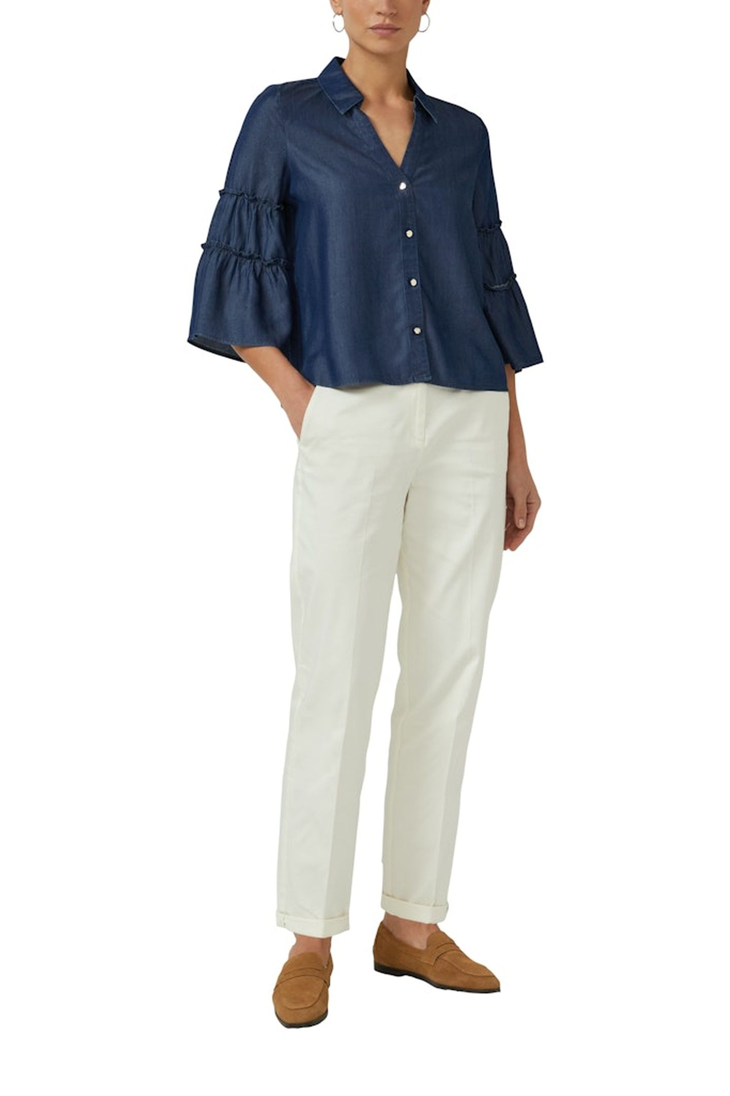 S.OLIVER BLOUSES BLUE DENIM 2