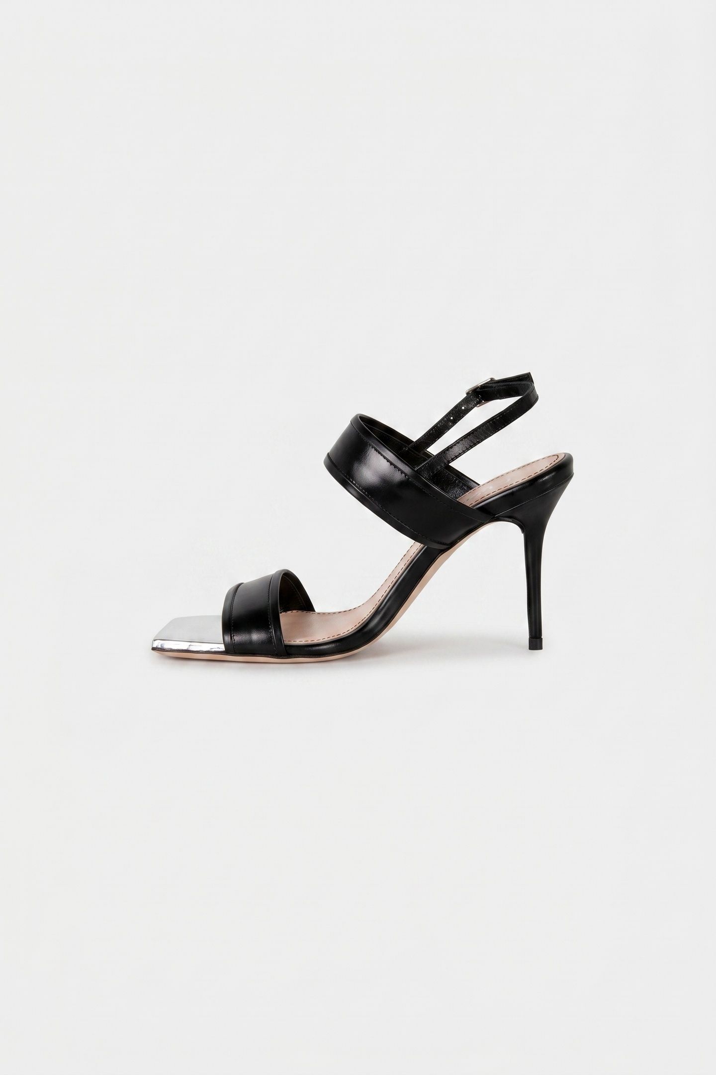CHLORITE MET SANDALS BLACK/SILVER 2