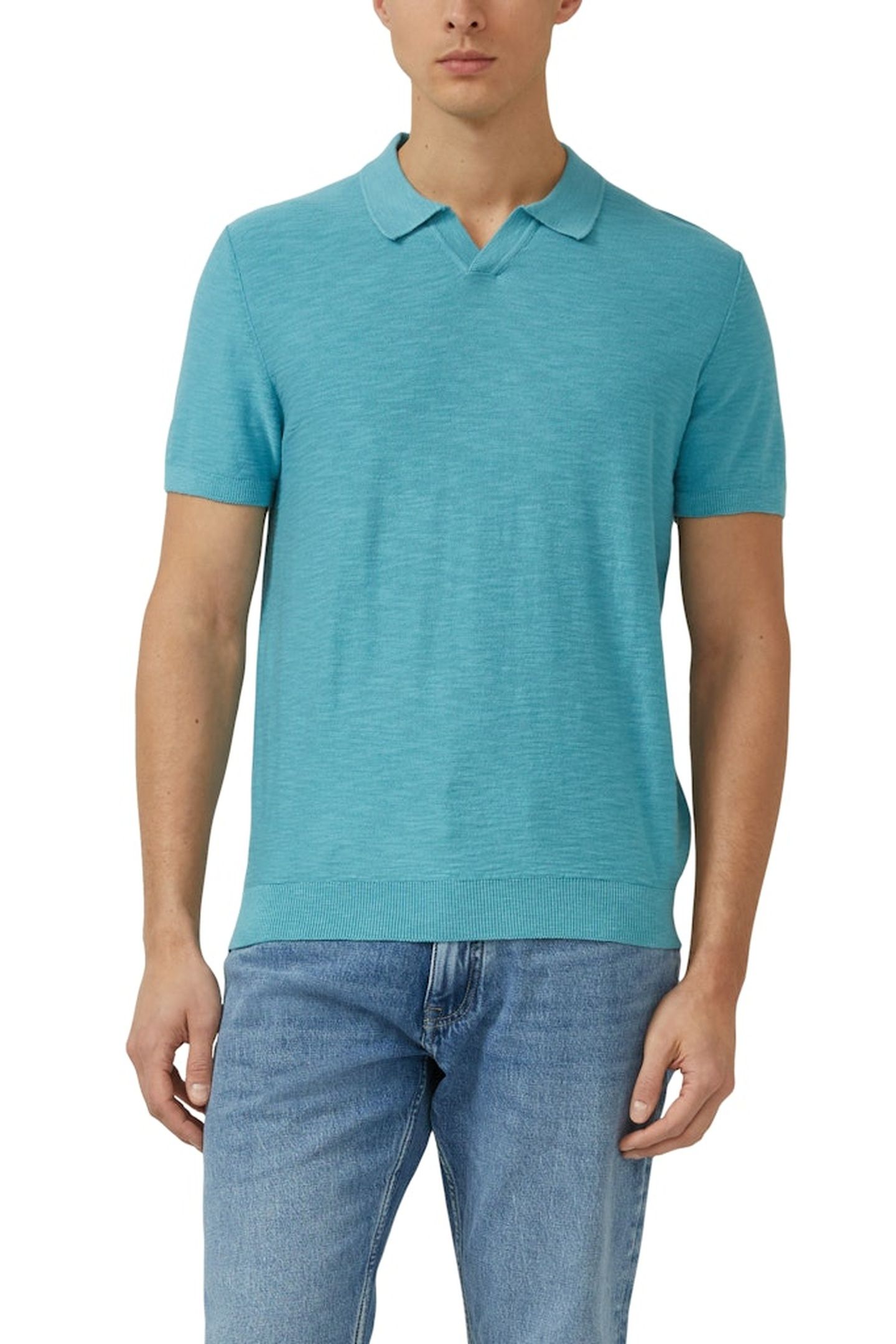 S.OLIVER PULLOVER SHORTSLEEVE BLUE AQUA 3