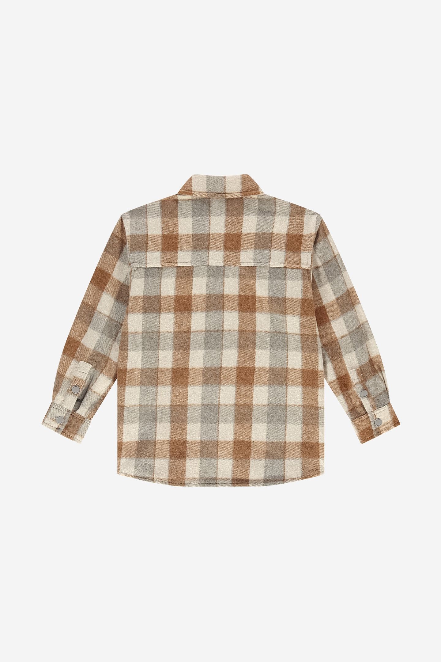 SQUARED OVERSHIRT CLAY BEIGE 2
