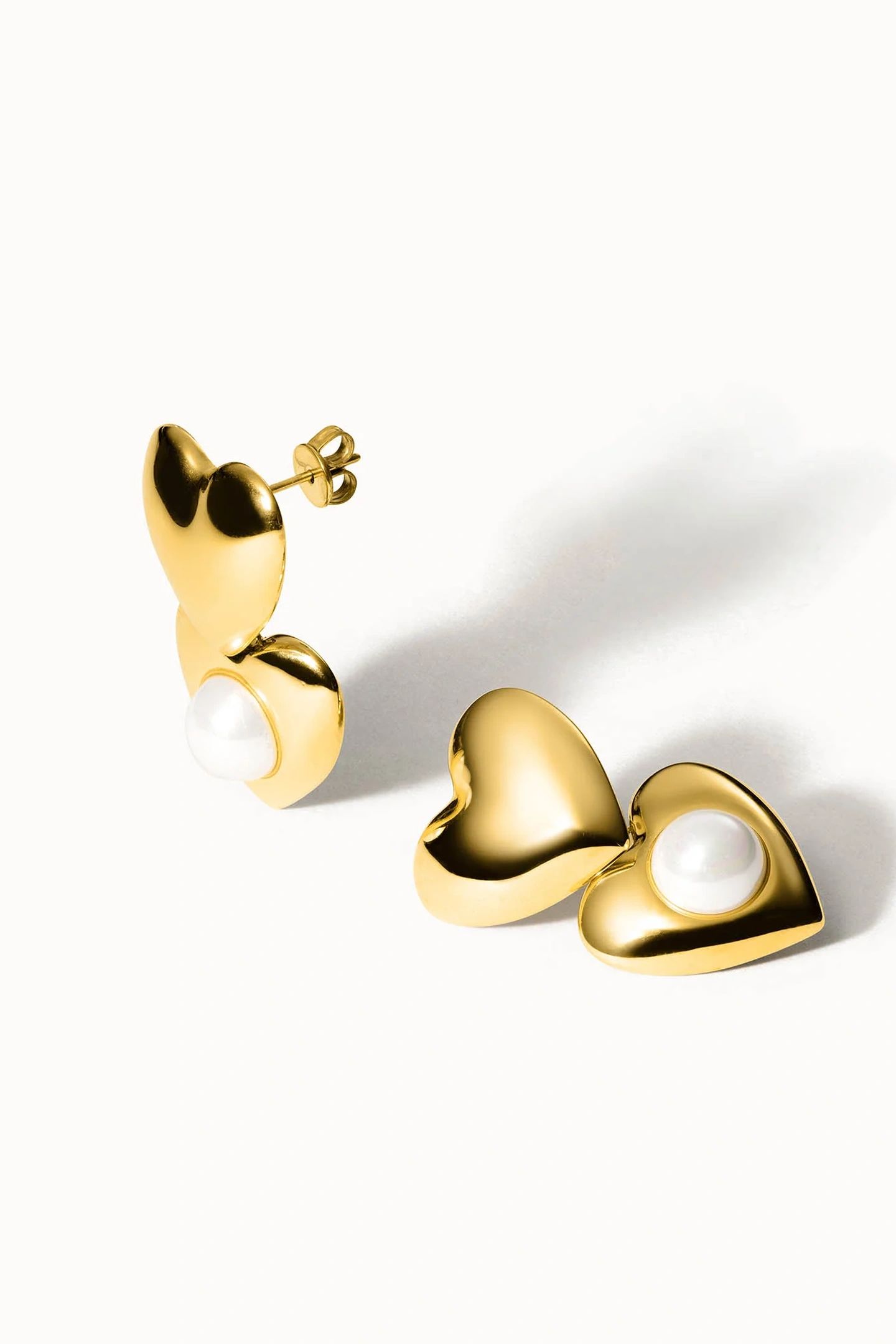 MY HEART OHRRINGE GOLD 2