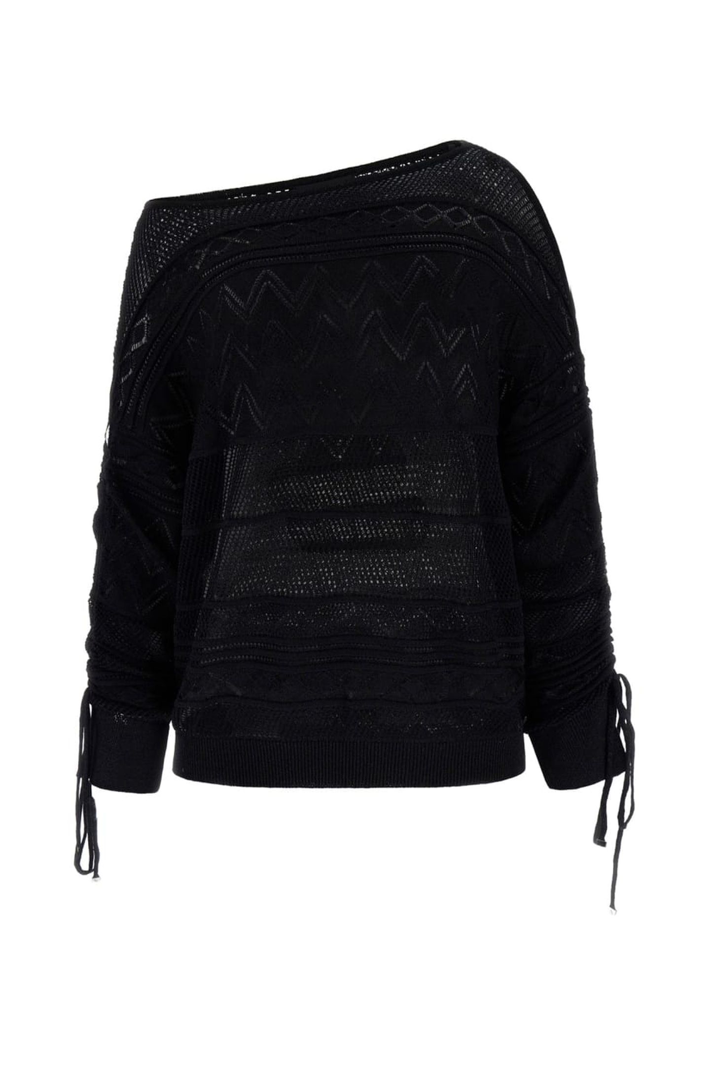 GUESS ECO NELLIE LS BOAT NECK JET BLACK A996 4
