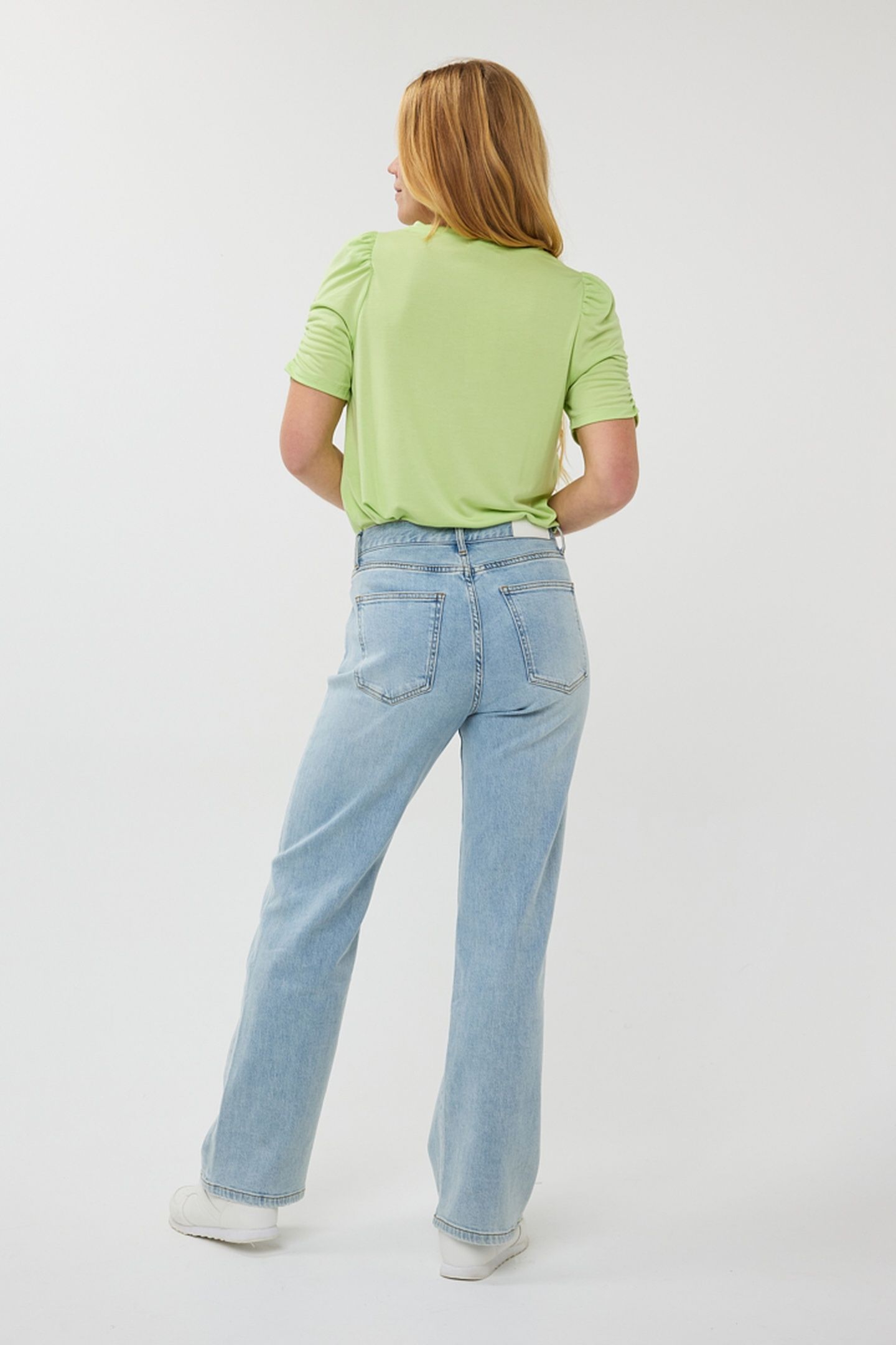 T-SHIRT PUFF SLVE MODAL APPLE GREEN 4