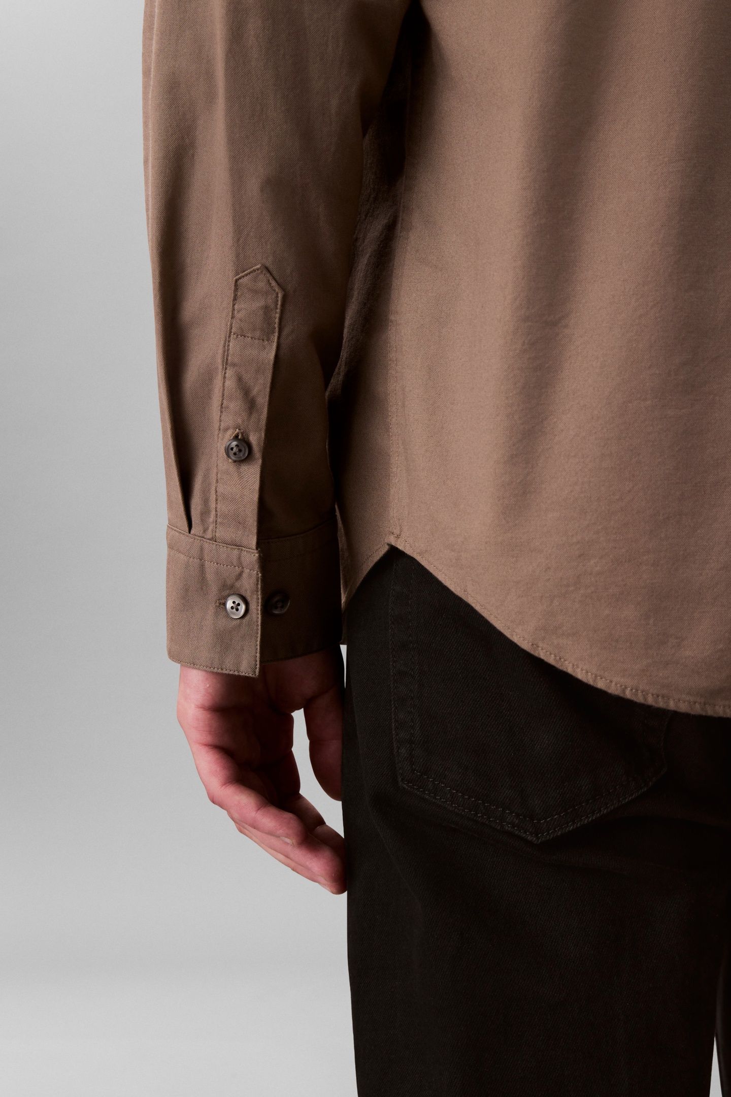 LS SOLID OXFORD CLASSIC SHIRT SEAGRASS 4