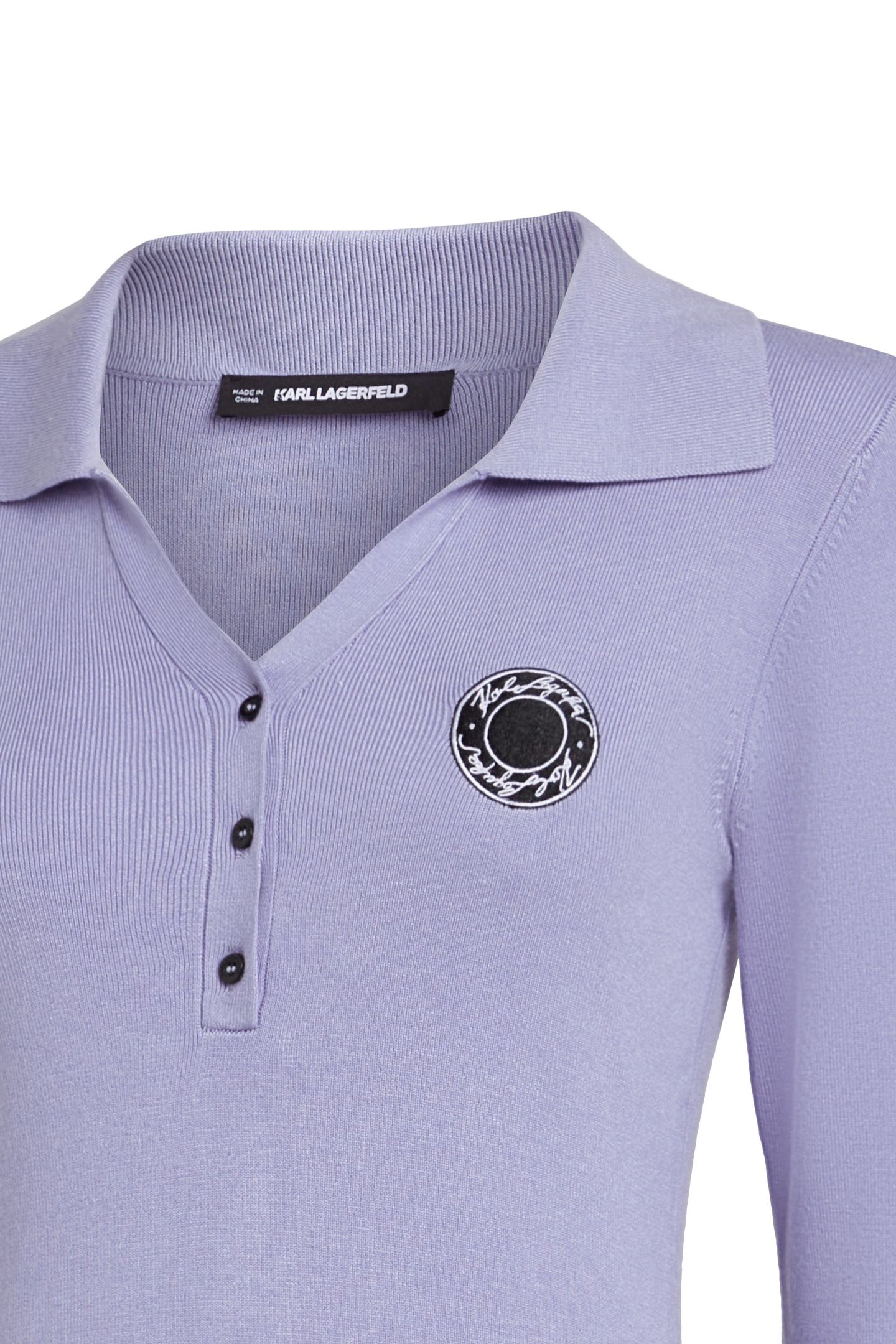 POLO KNIT DRESS SWEET LAVENDER 2