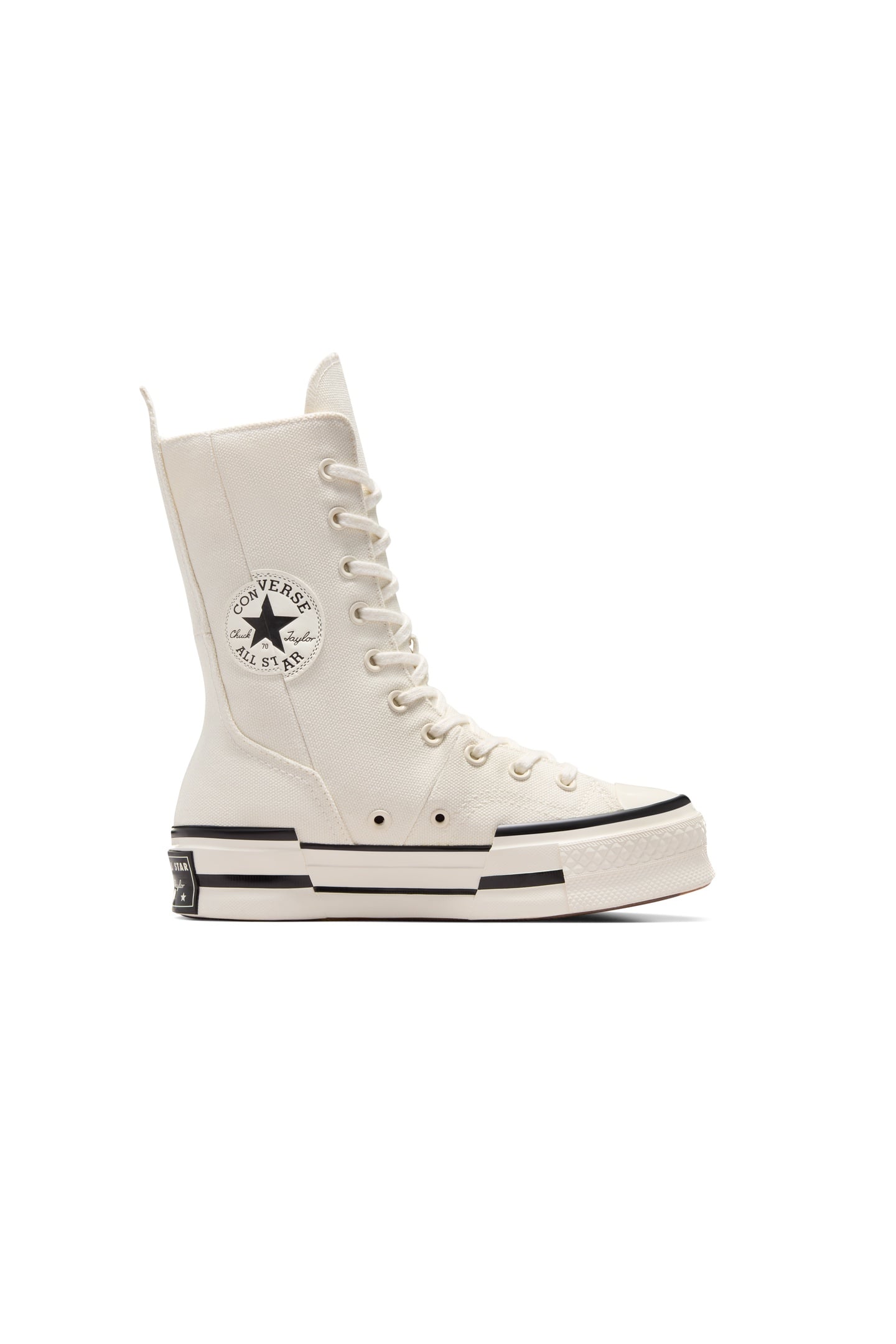 CHUCK 70 PLUS X-HI EGRET/EGRET/BLACK 1