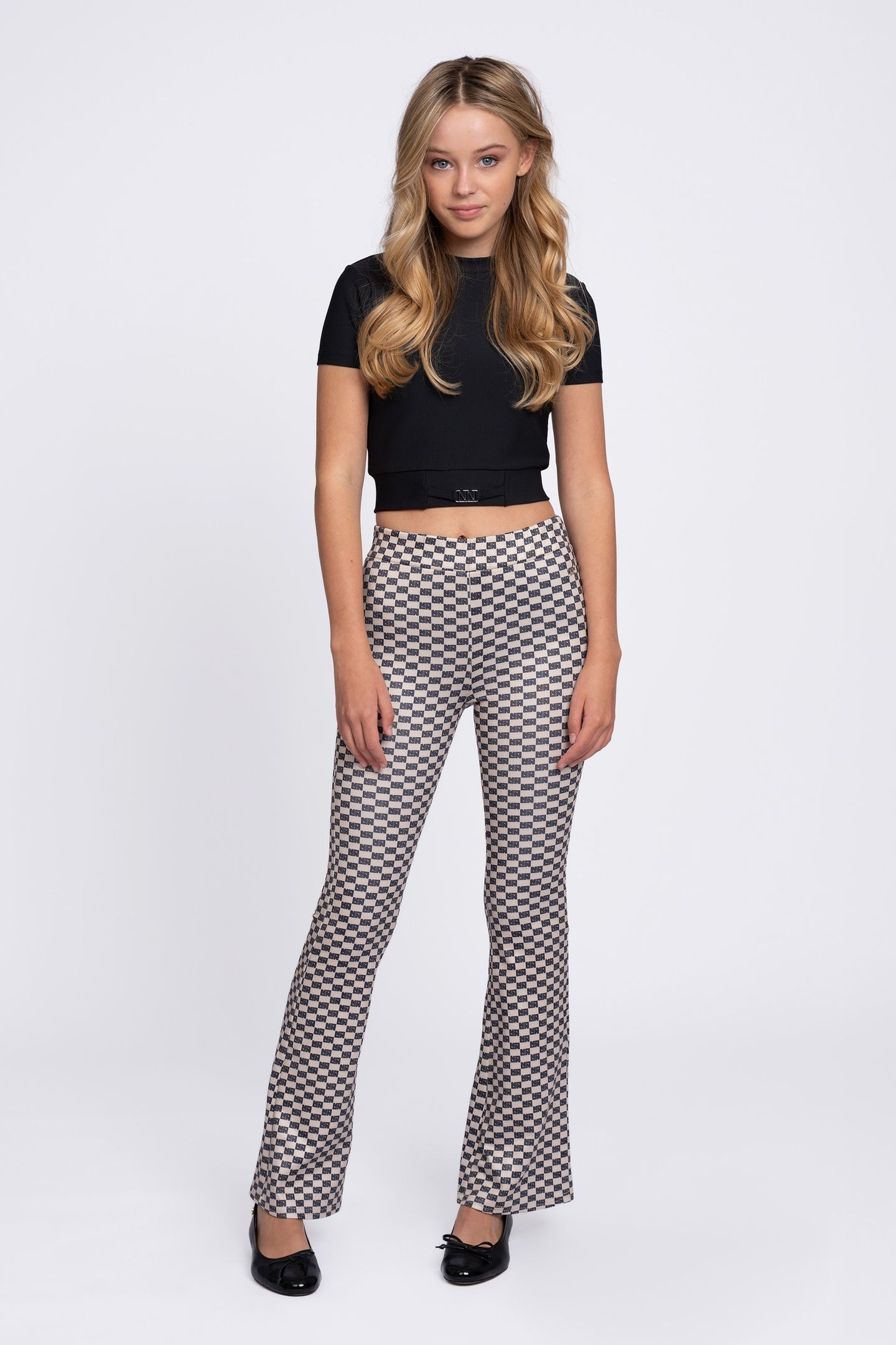 GIGIE PANTS WOOD ASH/BLACK 1