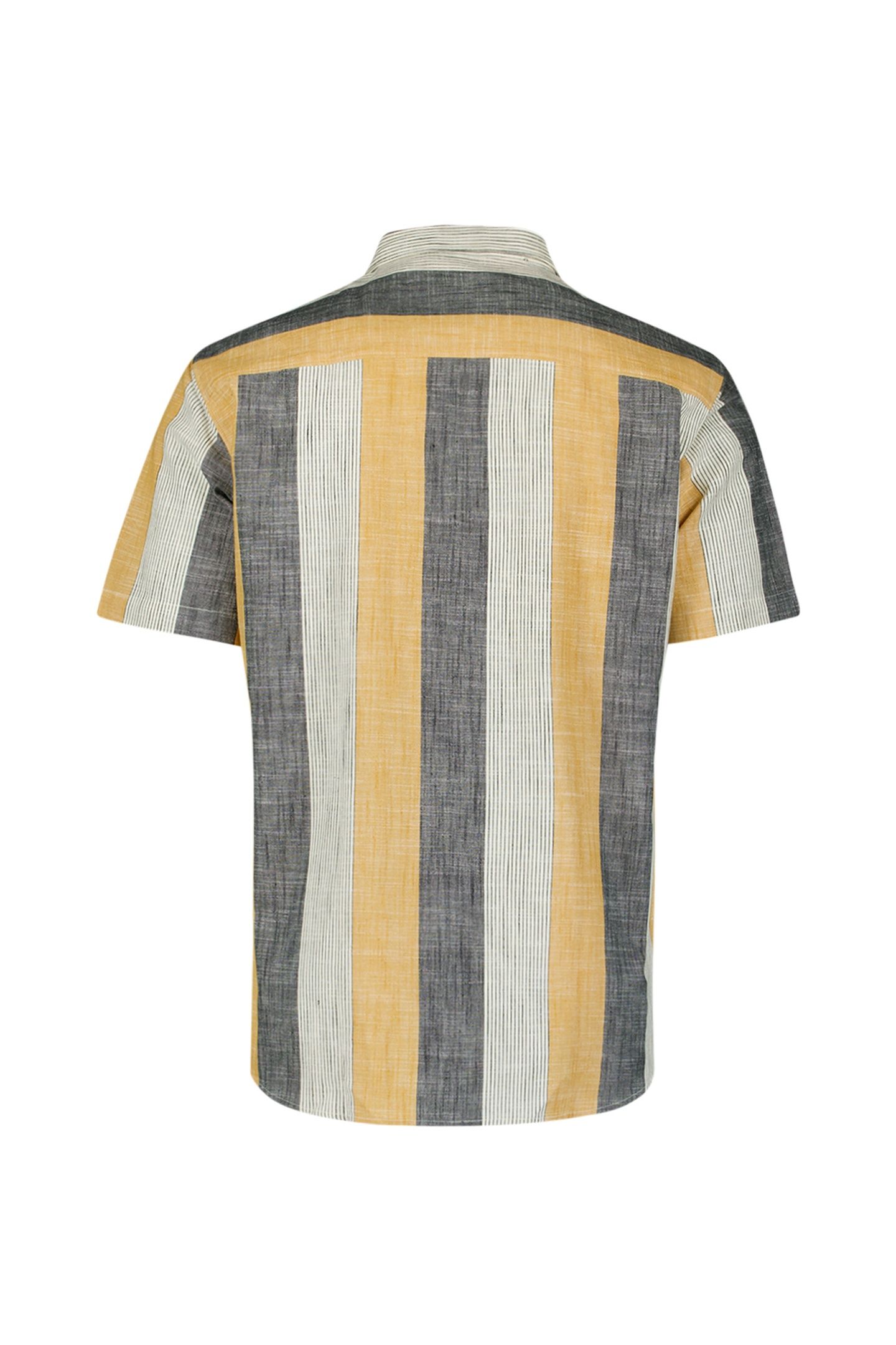 SHIRT SHORT SLEEVE REVERS COLLAR SLUB MULTI COLOURED VERTICA 5