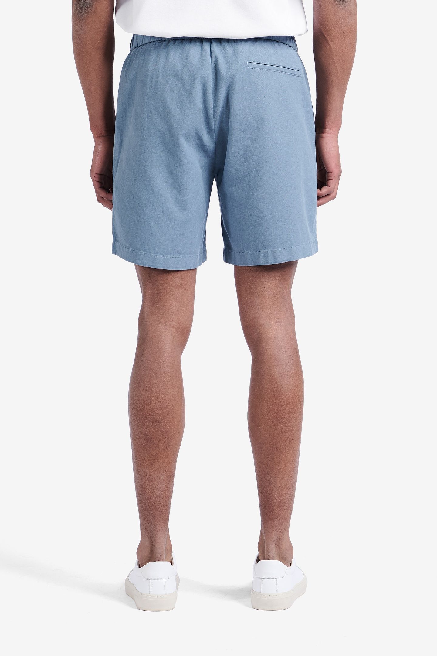 OAKLAND COTTON-LINEN STRETCH DENIM BLUE 2