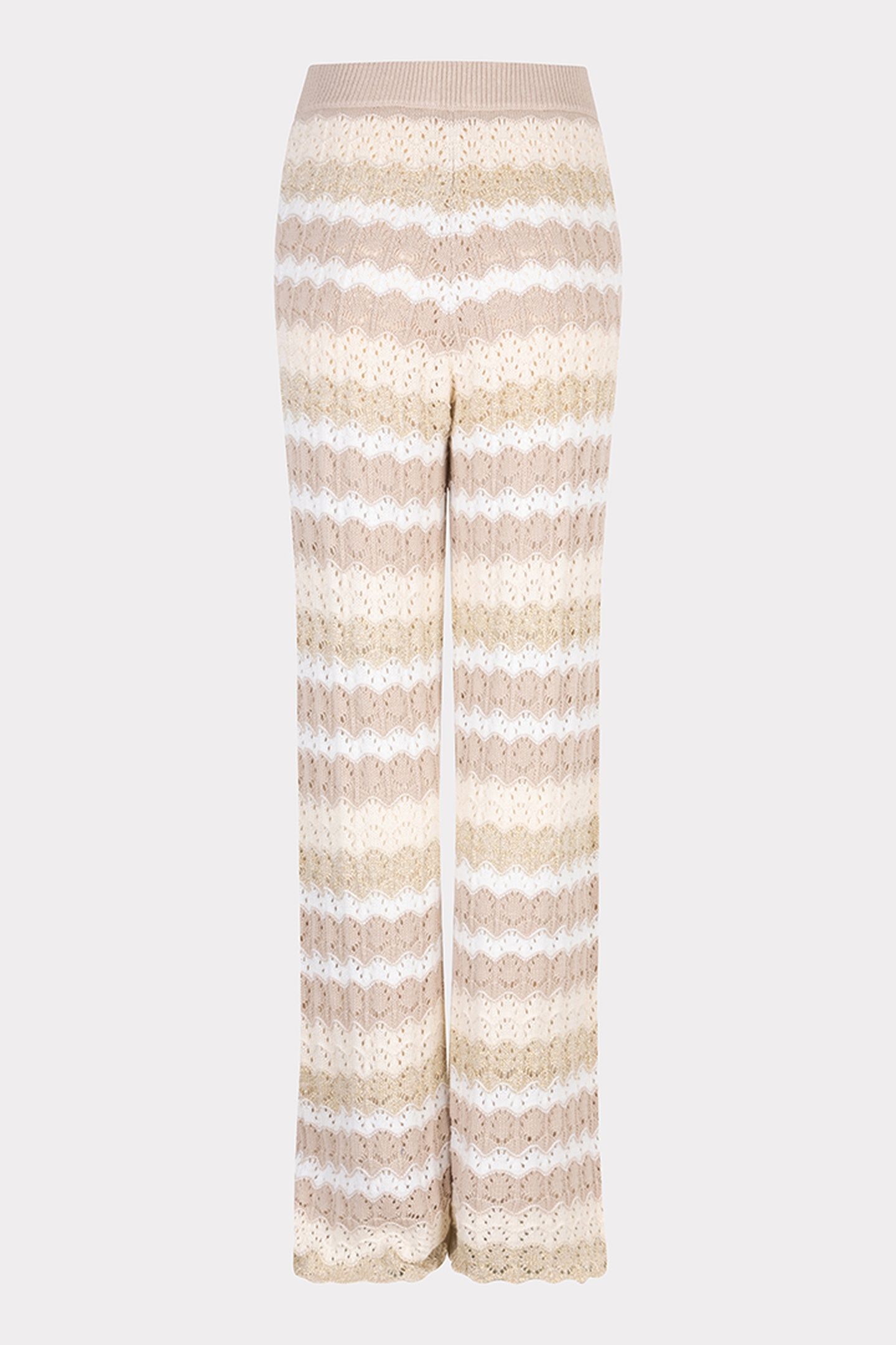 TROUSERS AJOUR STRIPE KNIT PRINT 4