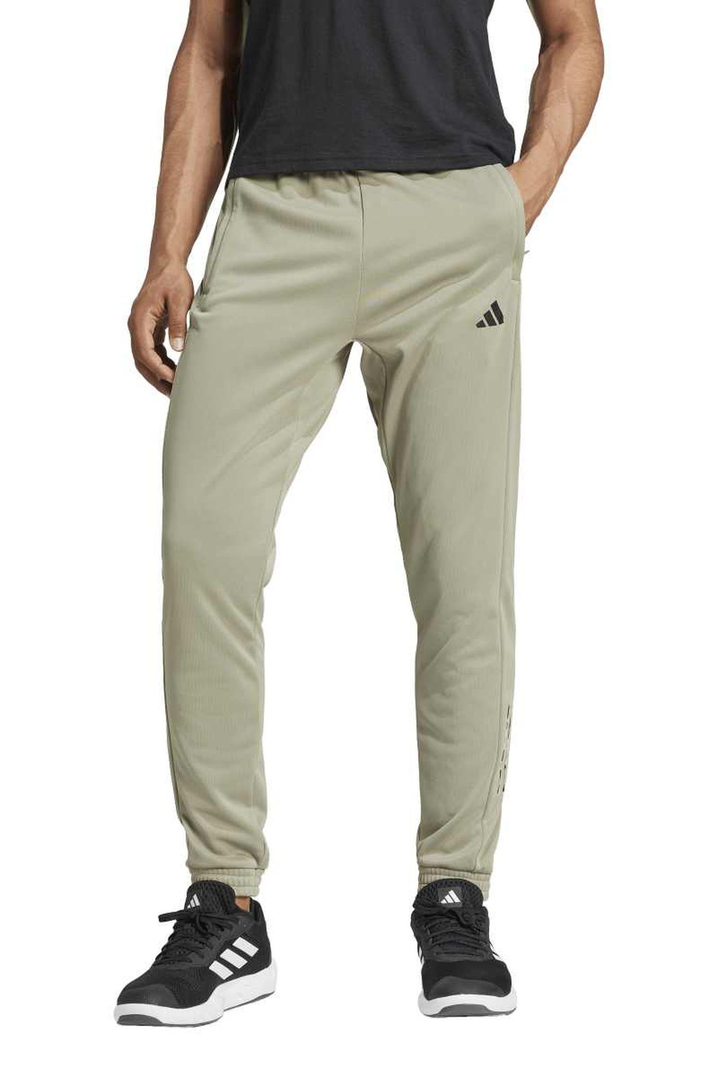 UNISEX PERFORMANCE TRAIN ESSENTIALS CAMO TRAINING PANTS SILV 1