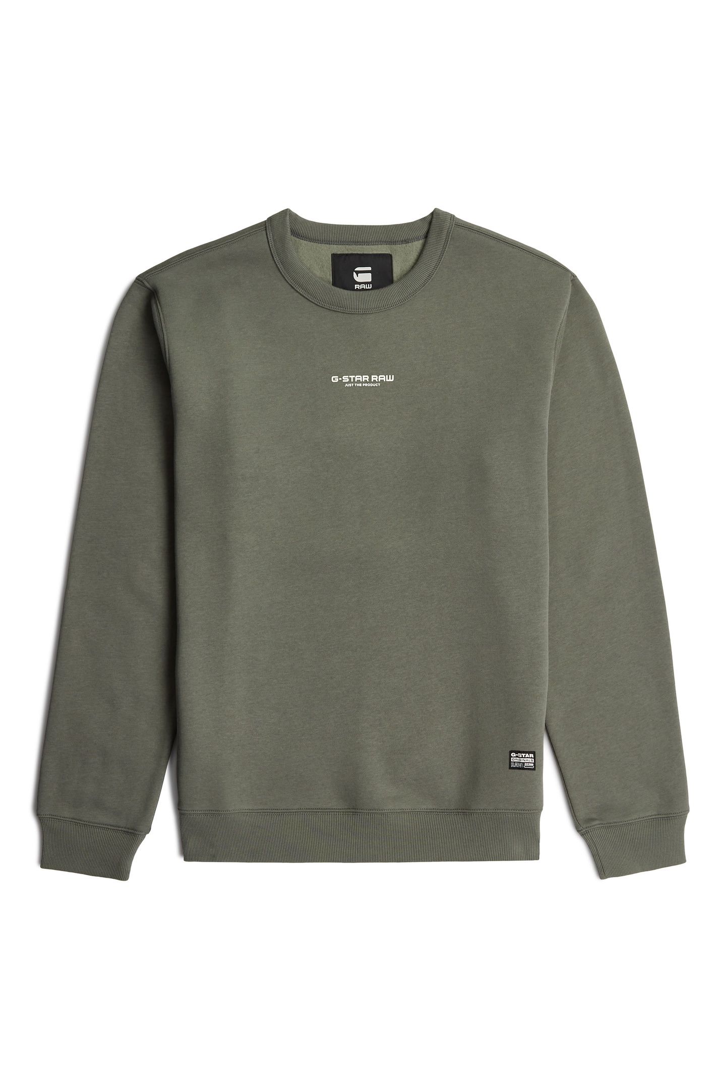 CENTER CHEST LOGO SWEATER GREY 5