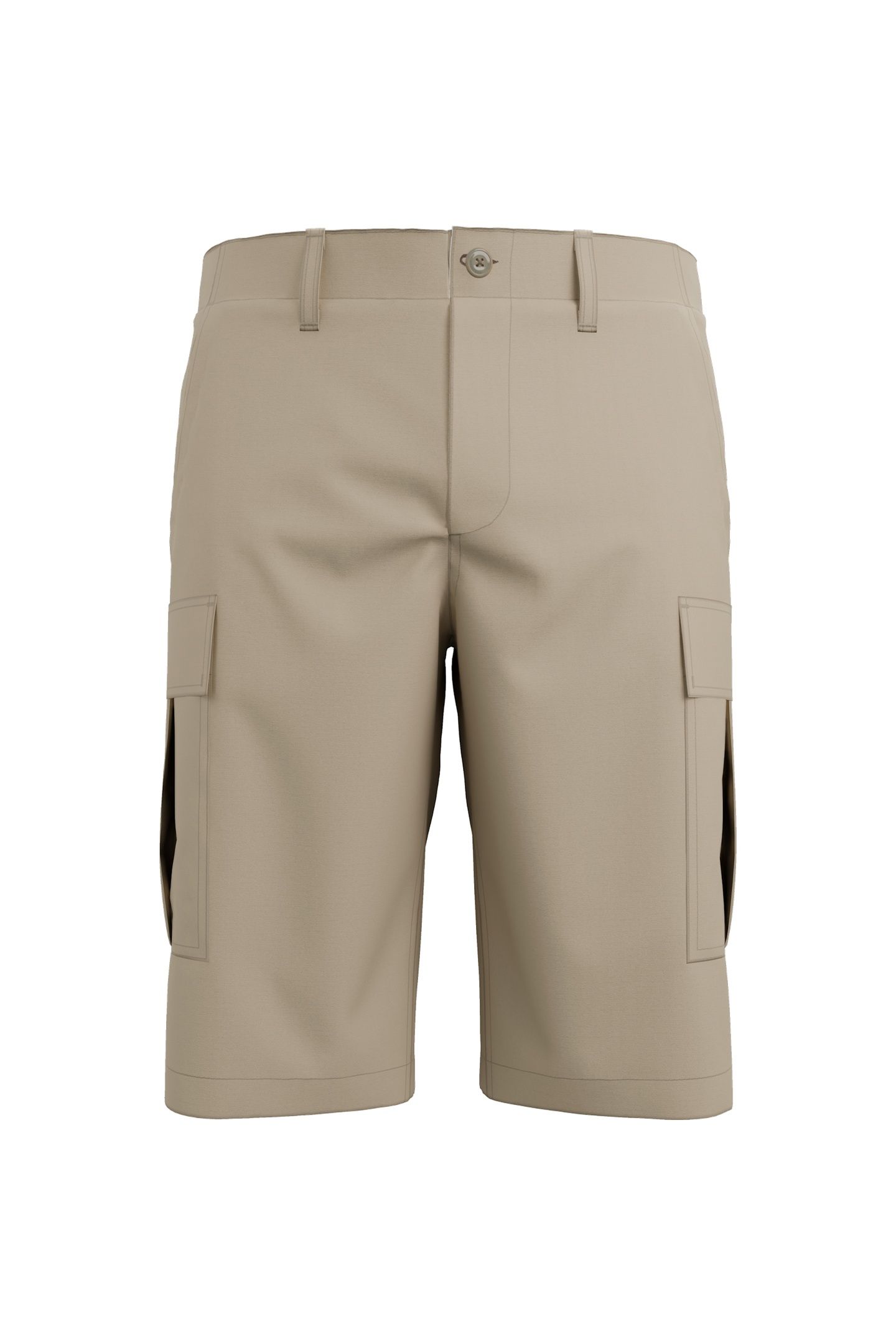 TWILL CARGO SHORT MEDIUM BEIGE 1