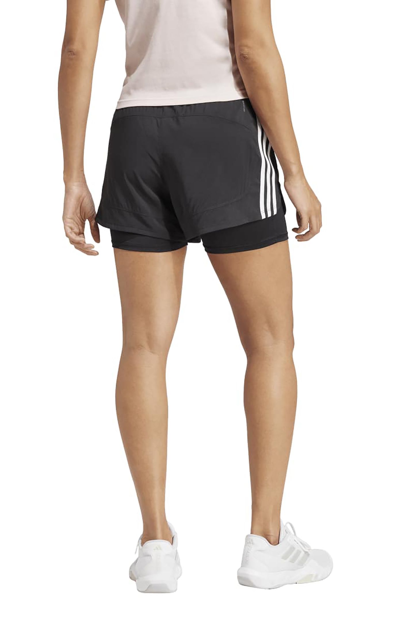 PERFORMANCE PACER 3-STRIPES TRAINING WOVEN SHORTS BLACK 2