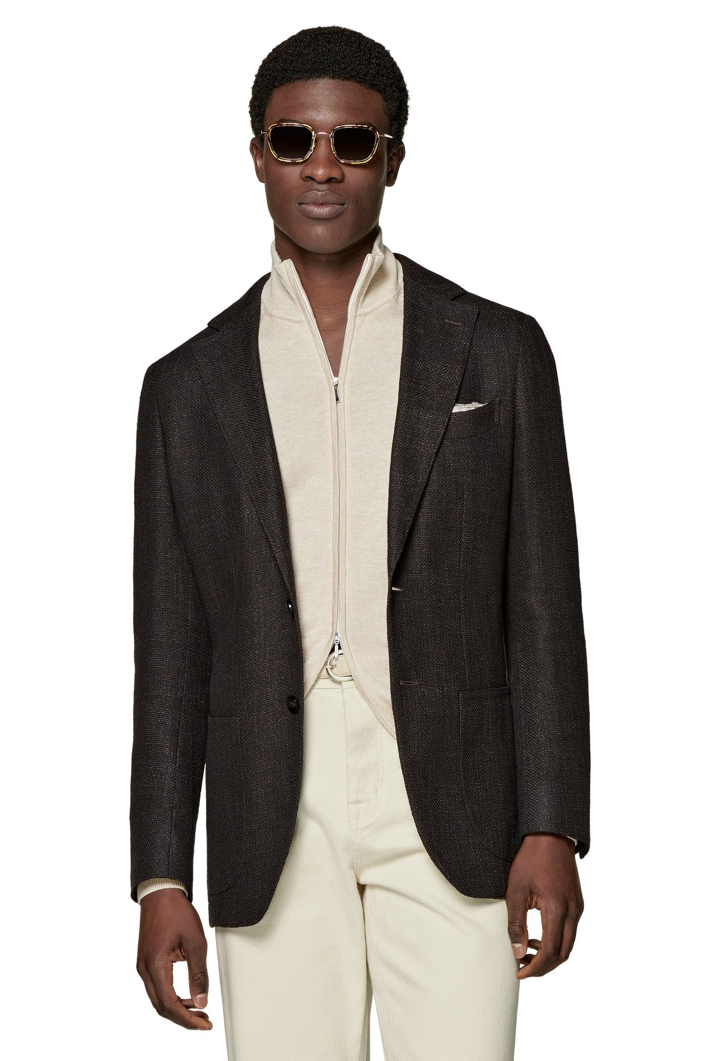 JACKET-DARK-BROWN BLAZERS DARK BROWN 2