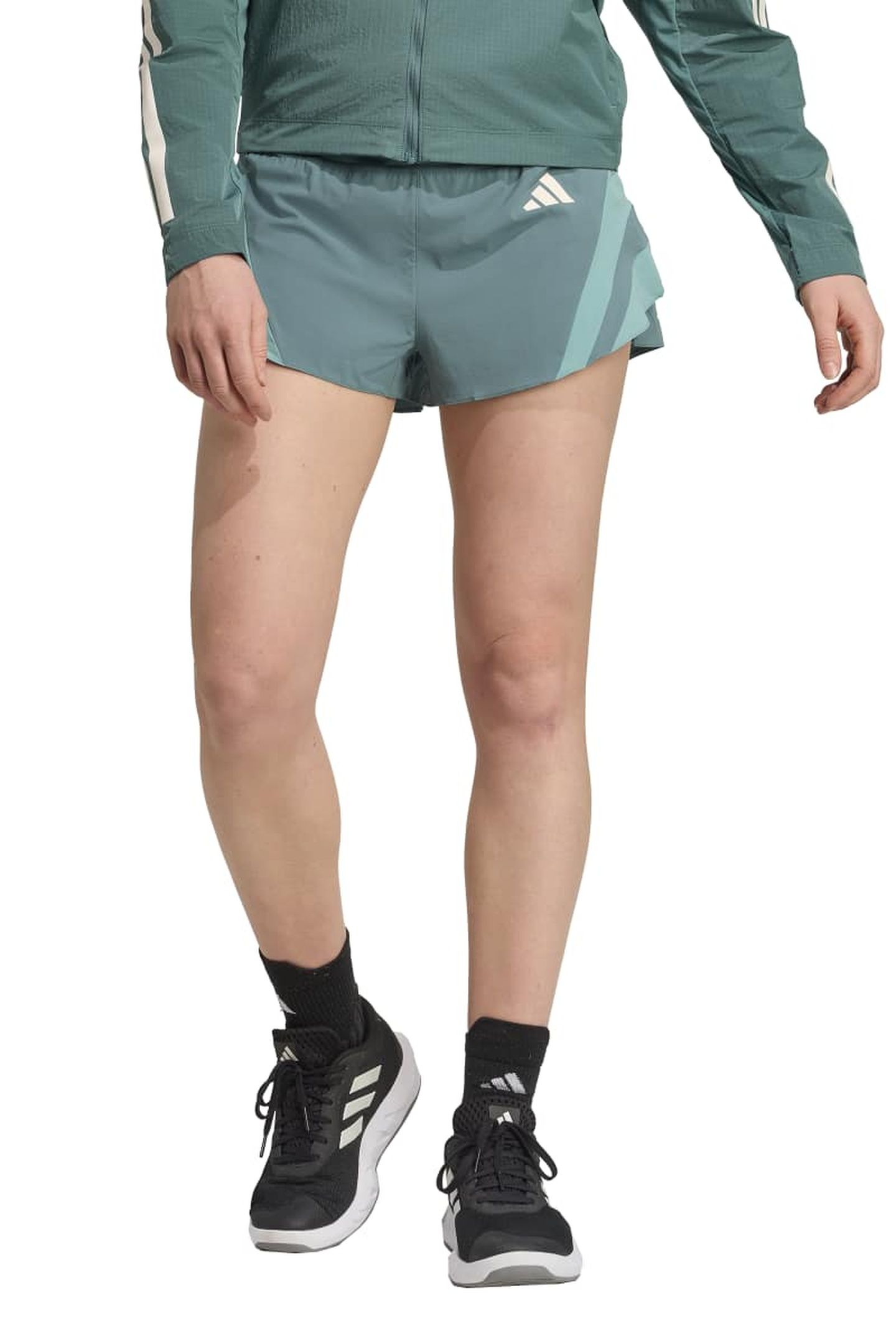 PERFORMANCE ADIZERO ARCHIVE RUNNING GEL SHORT PRELOVED TEAL 1