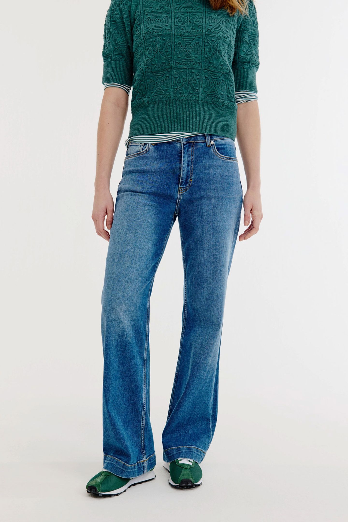 BRAM PANTS MID BLUE JEANS 1