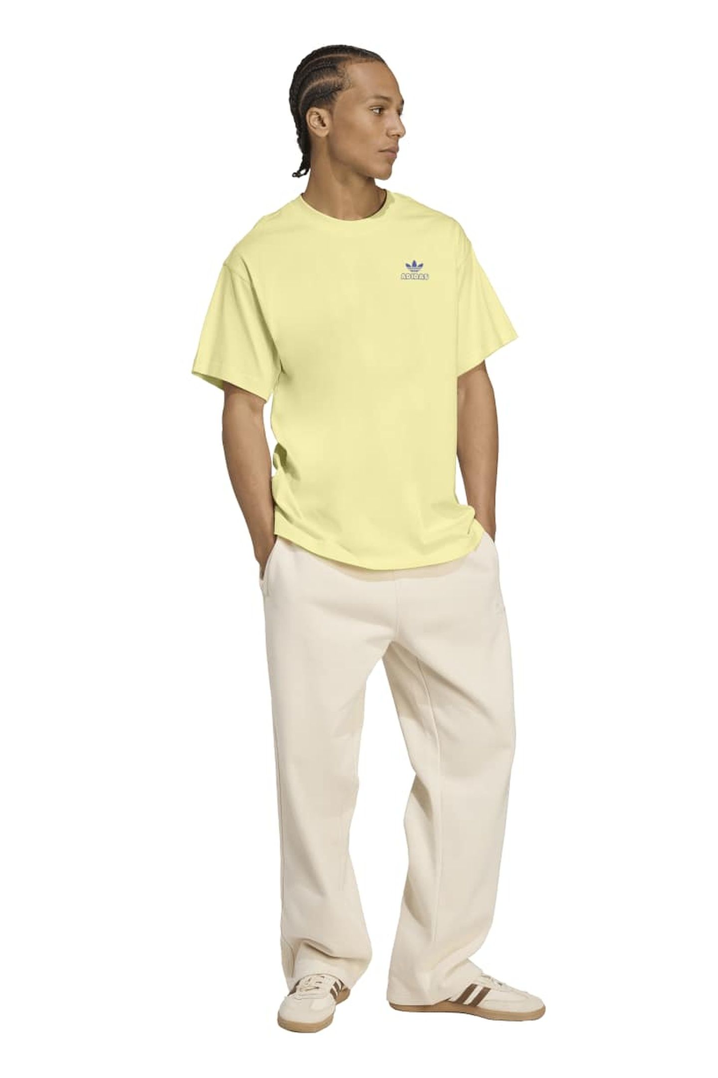 UNISEX ORIGINALS BUTTER GRAPHIC TEE POWDER YELLOW 2