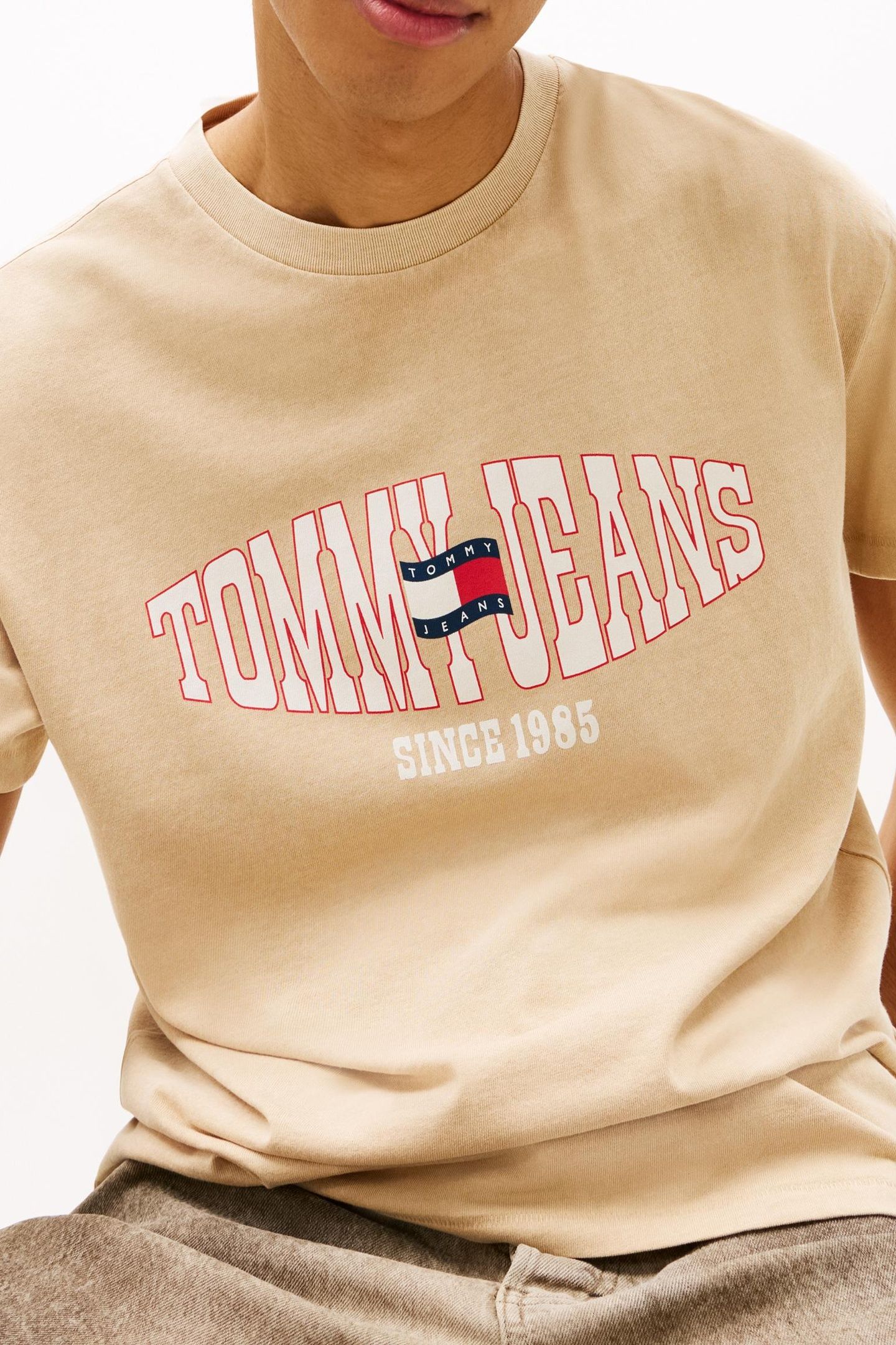 TJM REGULAR LA WAVING T-SHIRT GENTLE GOLD 5