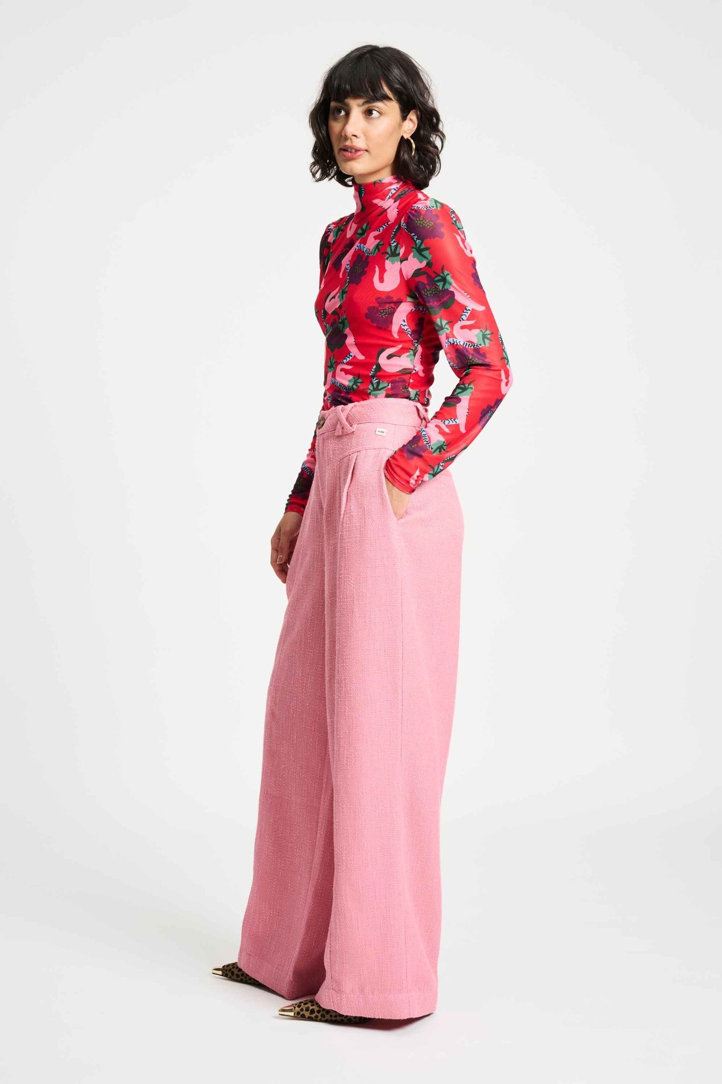 PANTS - BOUCLÉ SWEET PINK 4