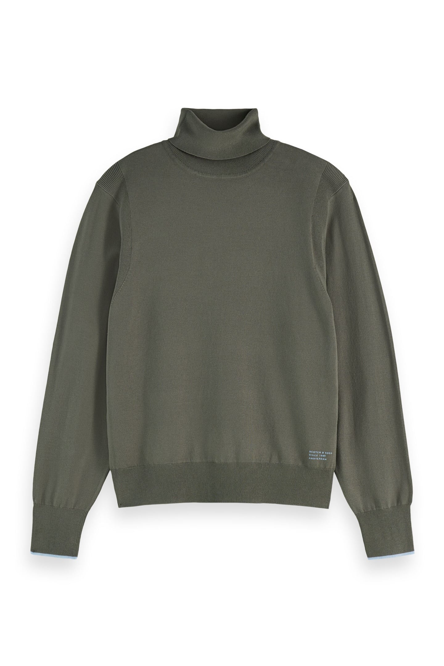 RELAXED FIT ROLL NECK PULLOVER THYME 6