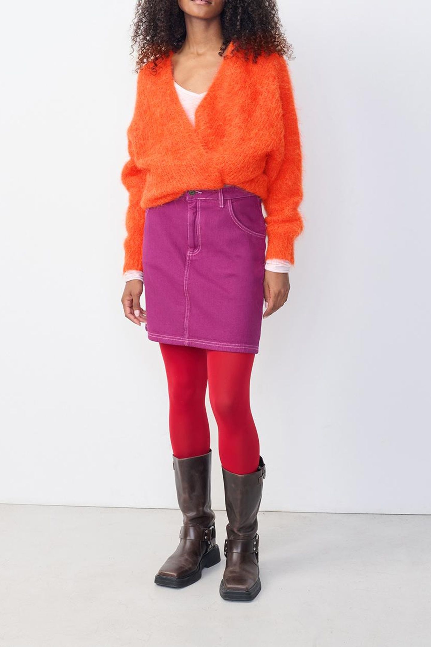BYMI CARDIGAN ORANGE SANGUINE CHINE 10