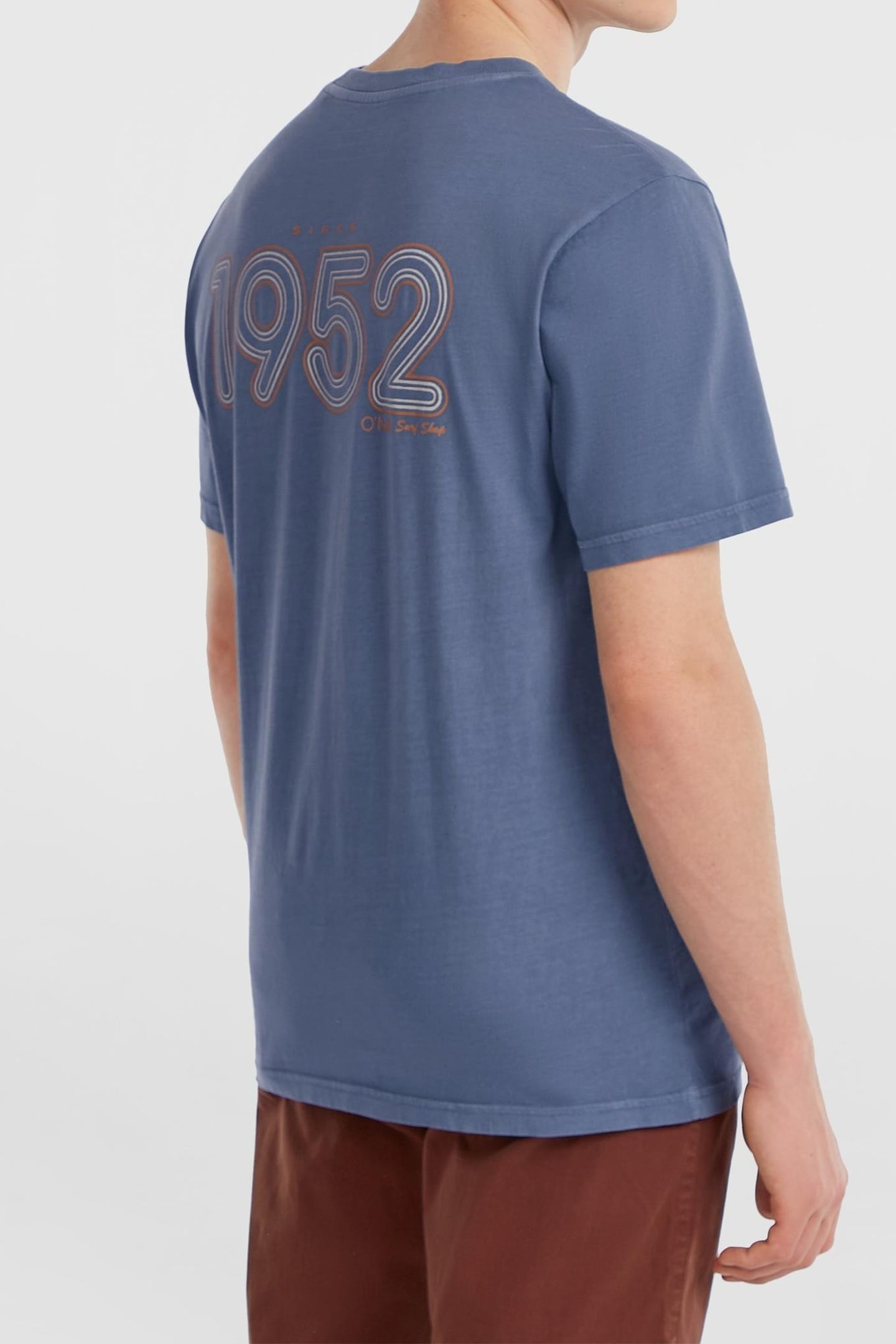 O'RIGINALS RETRO BACK PRINT T-SHIRT MOZART BLUE 3