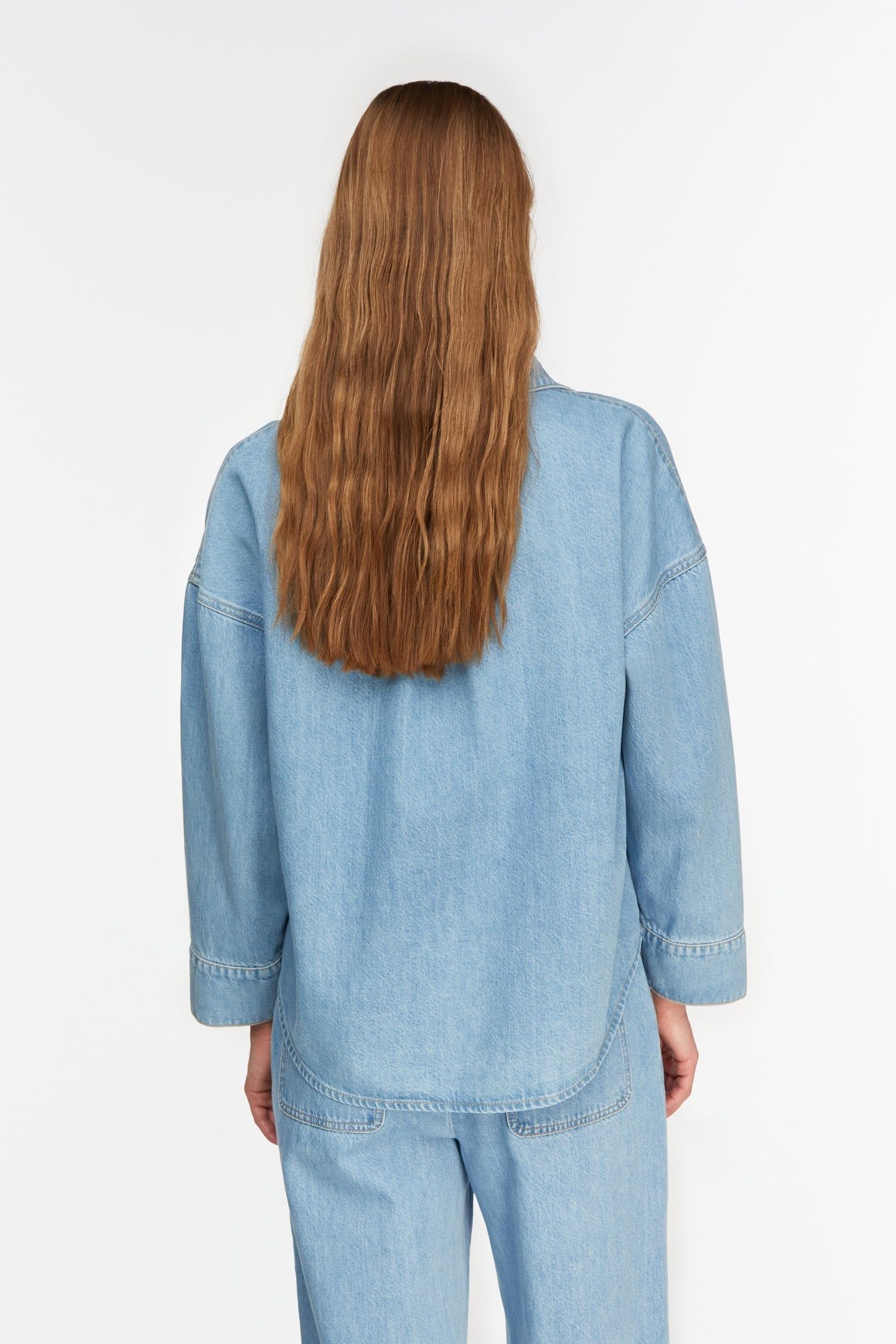 COMMA BLOUSES BLUE DENIM 2