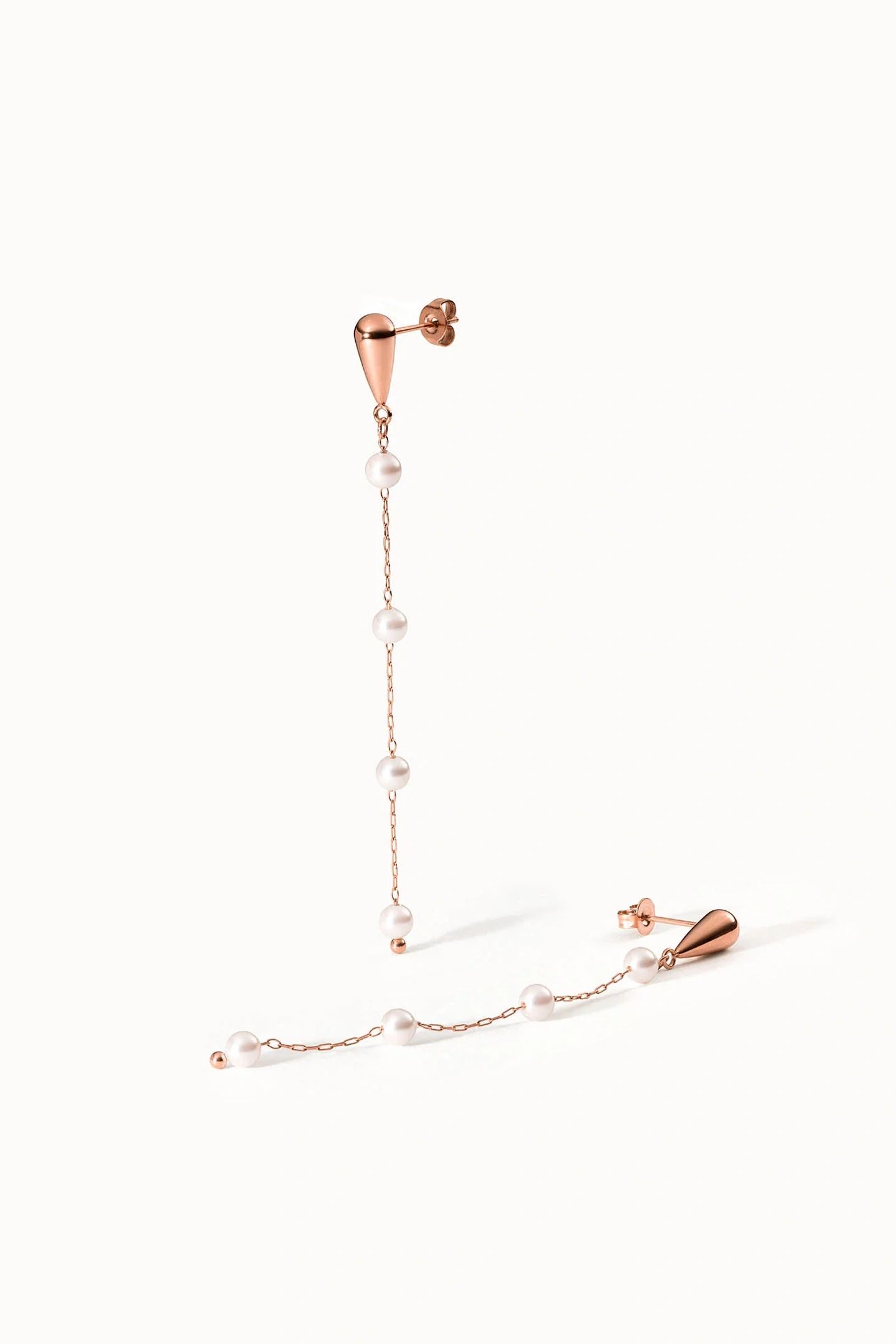 DEWDROP OHRRINGE ROSEGOLD 2