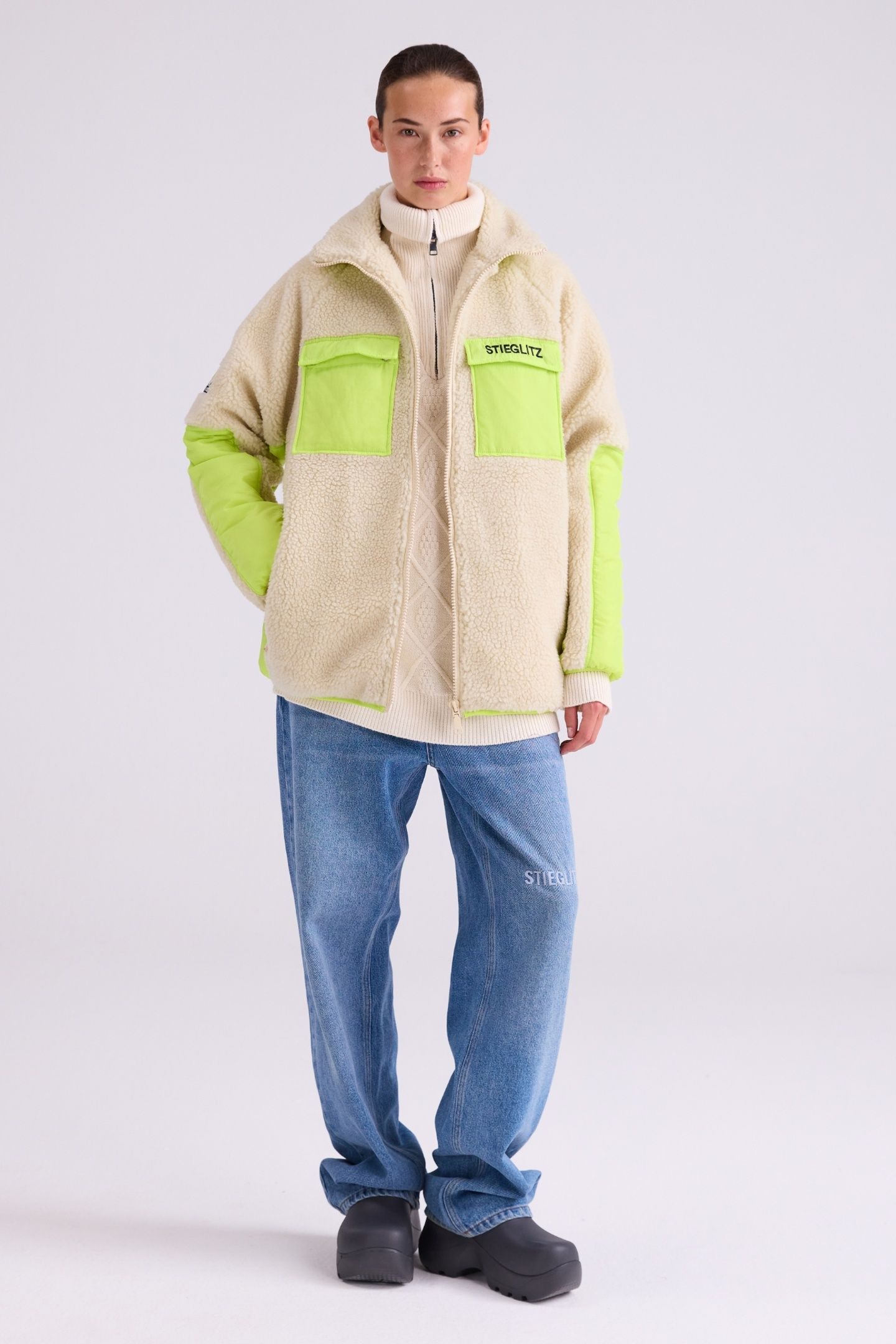 DEVANTE TEDDY JACKET BEIGE 2