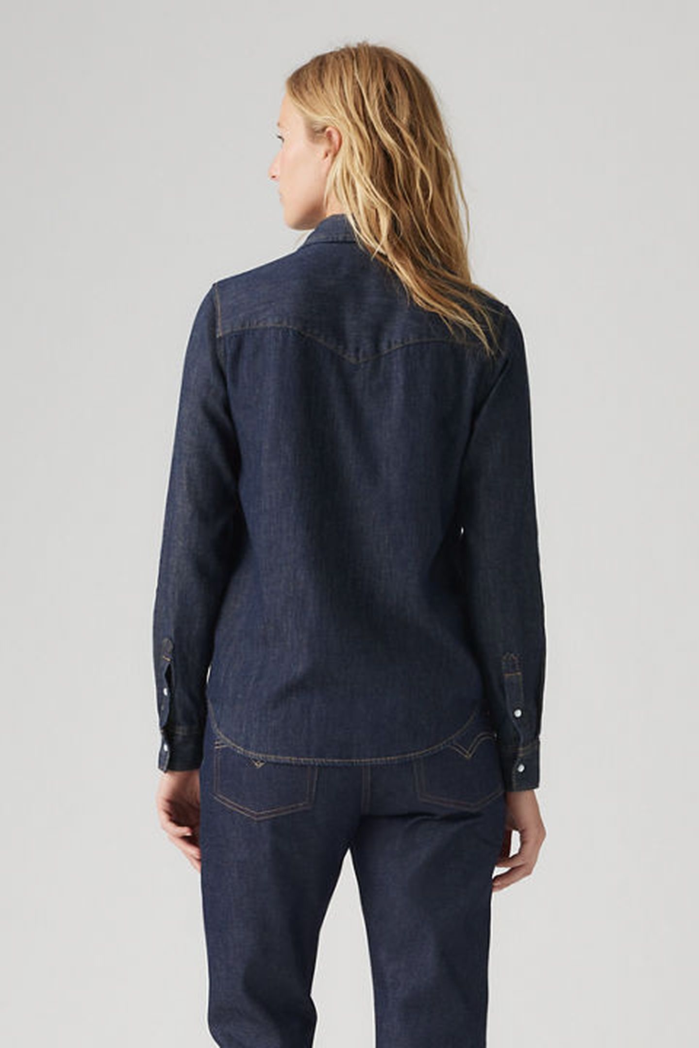 ICONIC WESTERN LINEN+ DENIM SHIRT 2