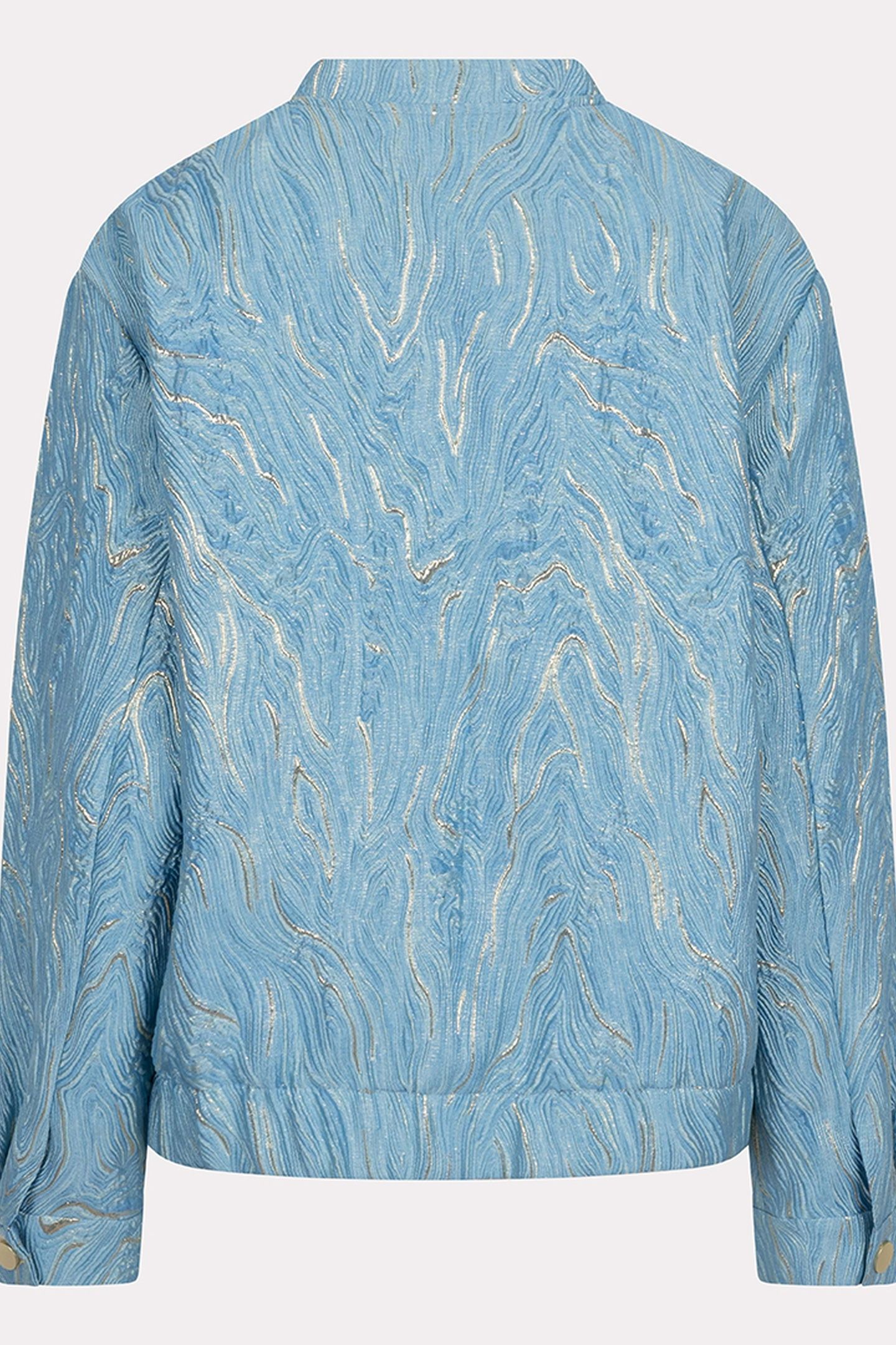 JACKET BOMBER JACQUARD BLUE 8