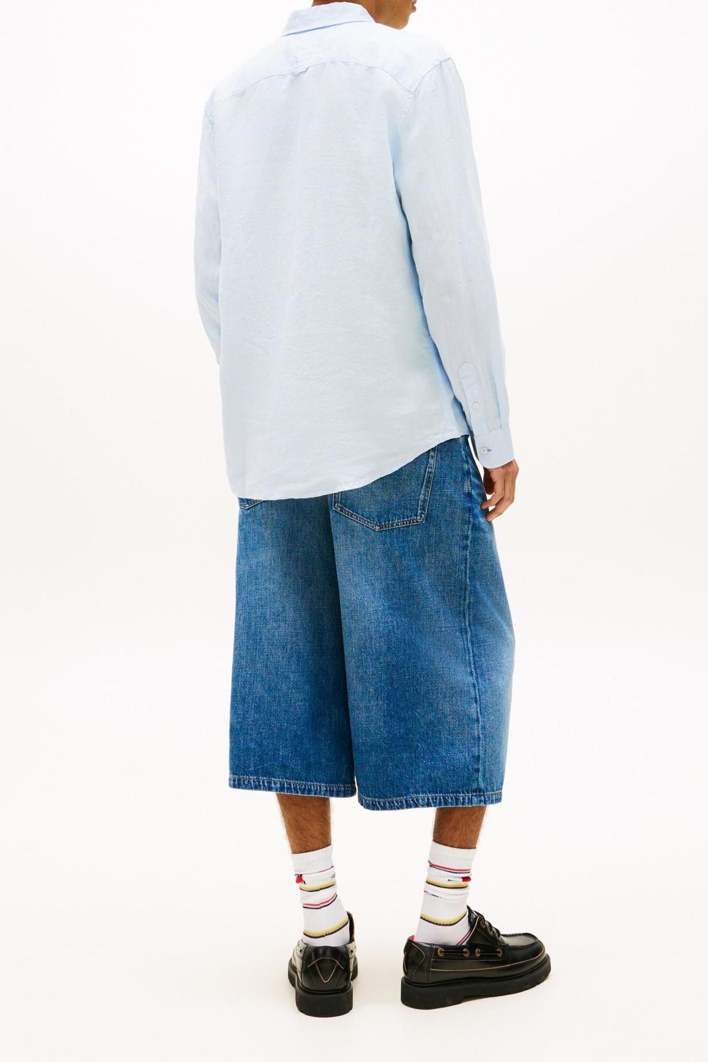 TJM REGULAR LINEN SHIRT SWEET BLUE 3