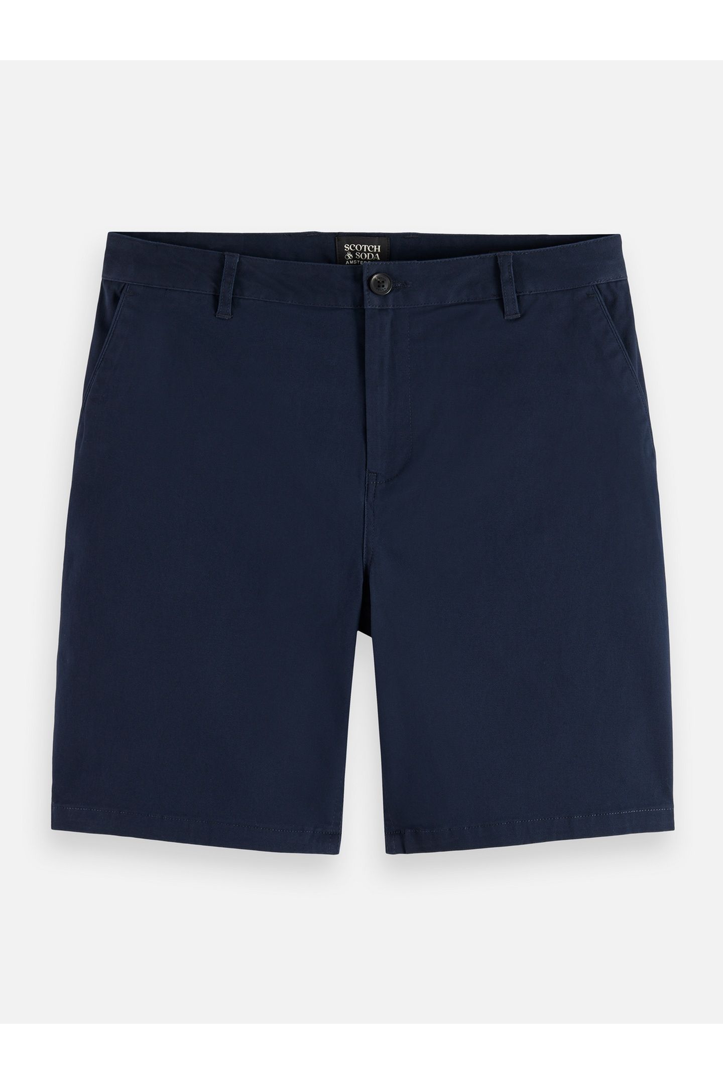 STUART COTTON-BLEND TWILL REGULAR-FIT SHORT NIGHT 4