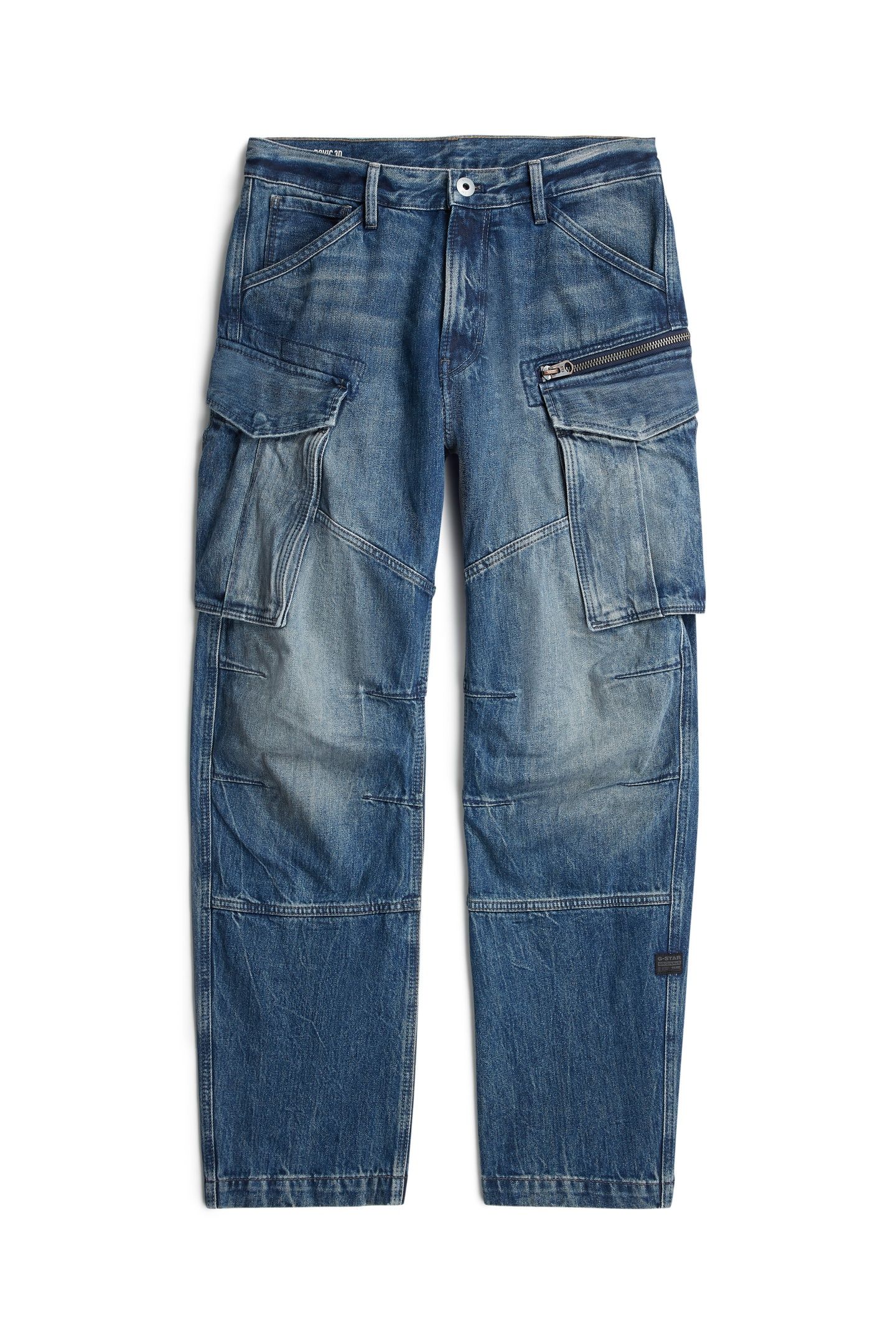 ROVIC 3D LOOSE DENIM WORN IN MOUNTAIN DUSK 5