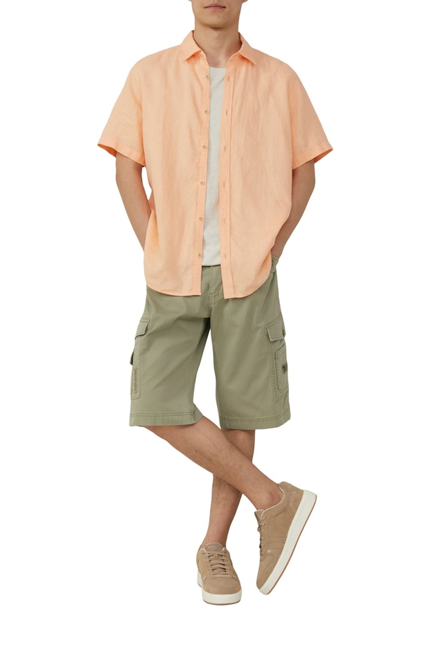 S.OLIVER SHIRTS ORANGE 2