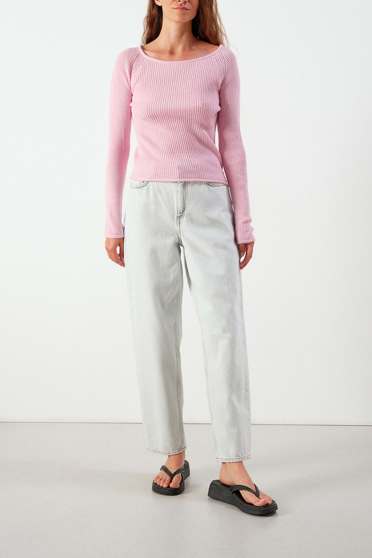 FALYDAY JUMPER ROSE POUDREE CHINE 1