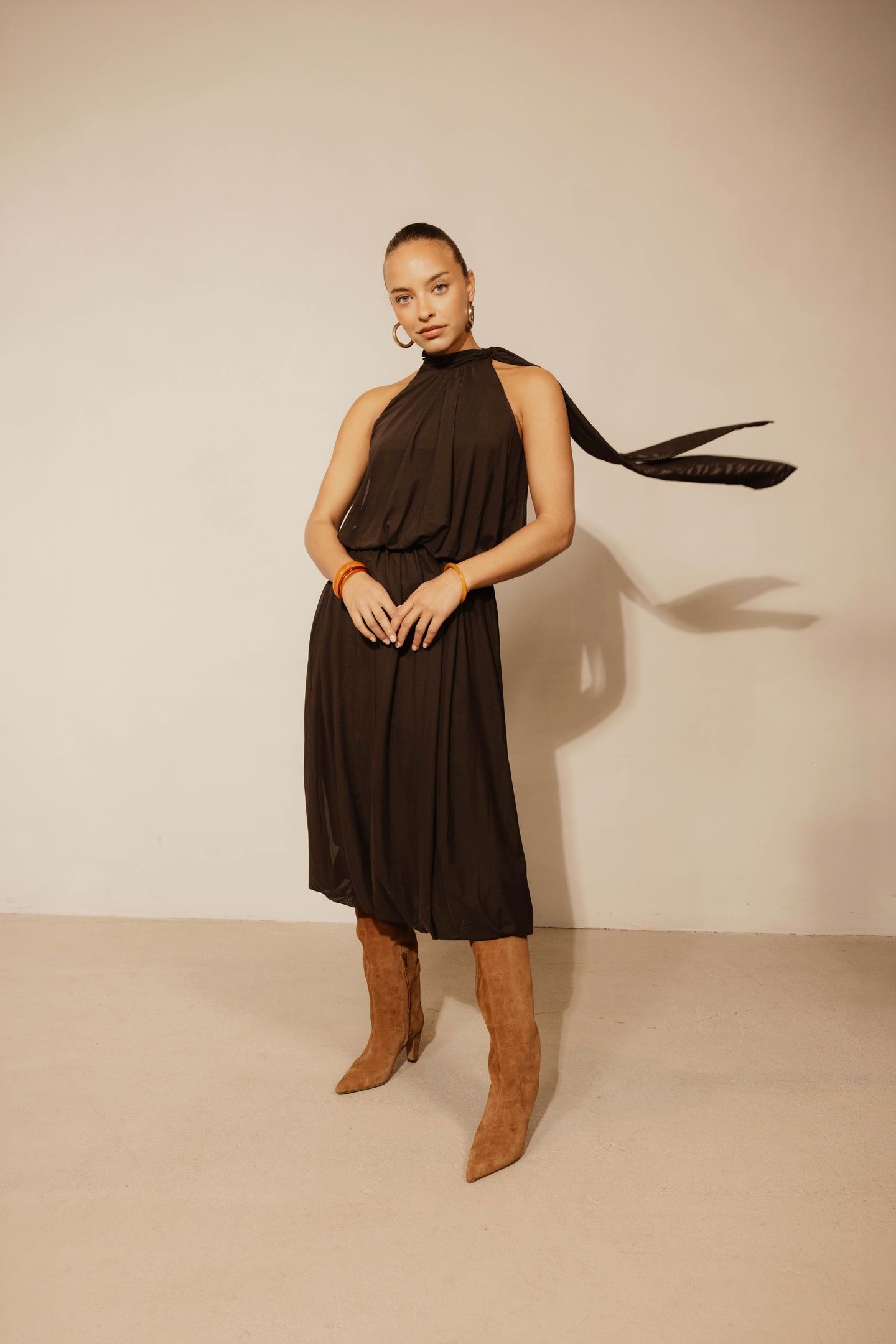 LOW-JADEY HIGH BOOT CARAMEL 7