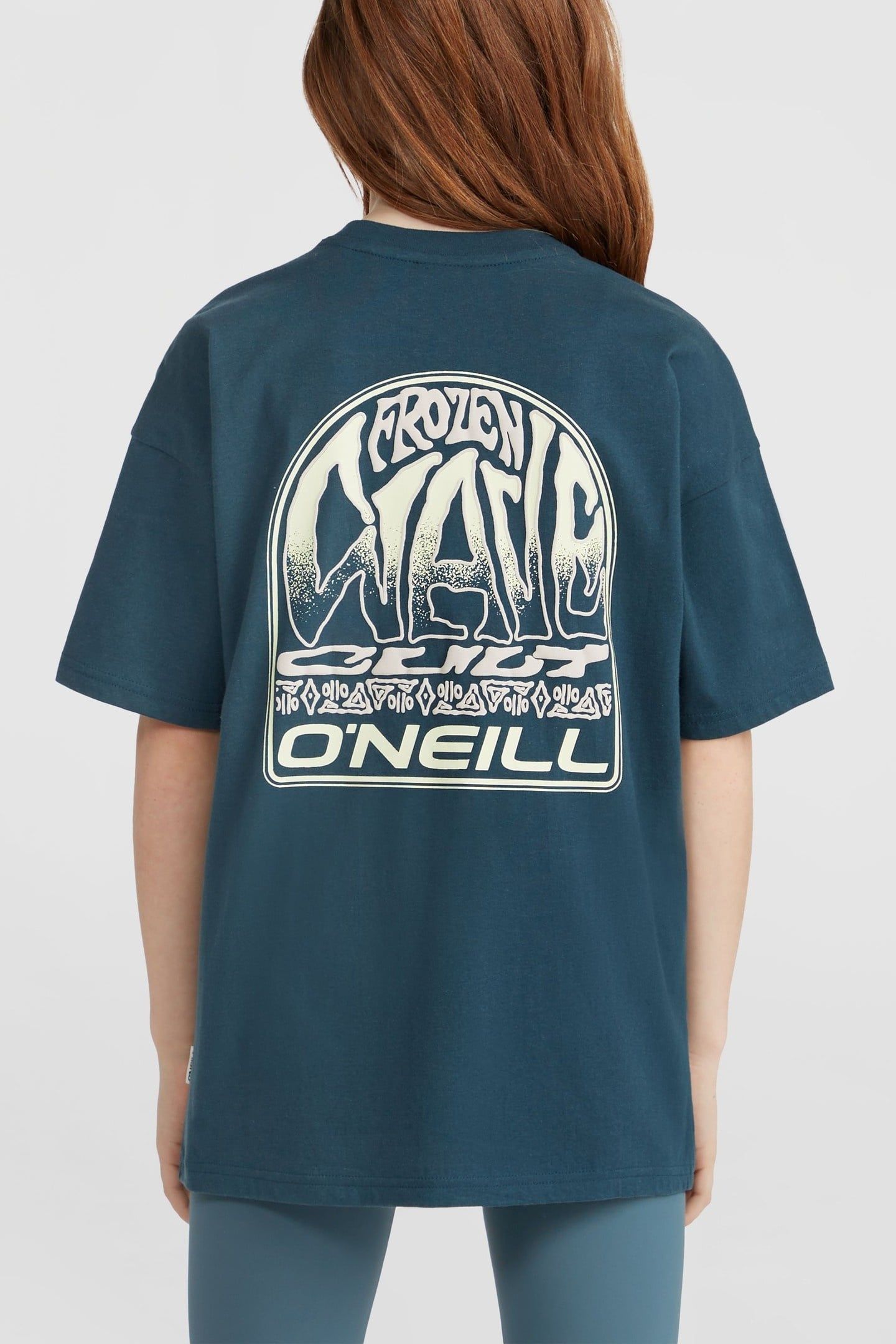 GIRLS O'NEILL BACK PRINT T-SHIRT ALMA STEEL 3