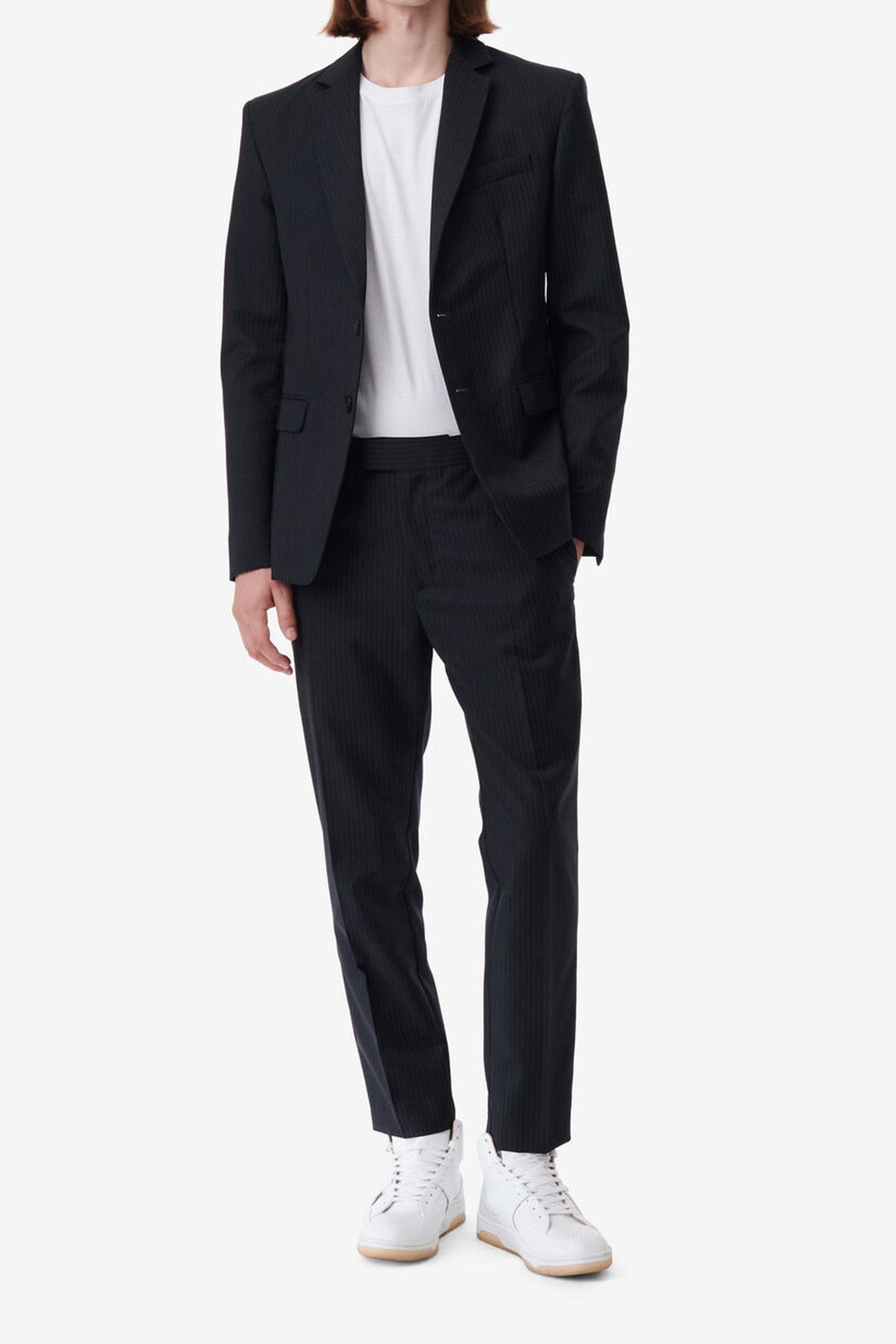 LOWESLIM TROUSER STRIPE GREY 2