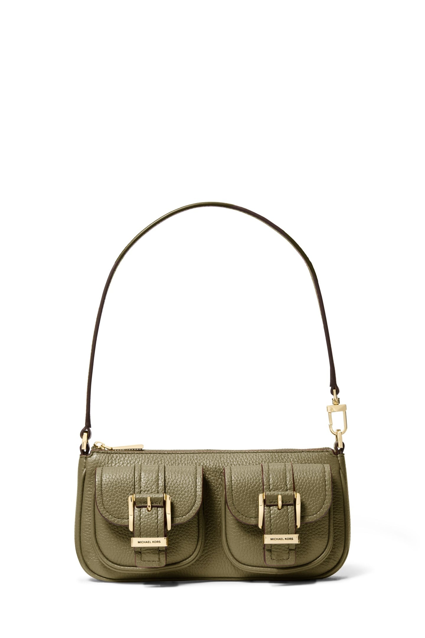SMALL CONVERTIBLE POUCHETTE SAFARI GREEN 2