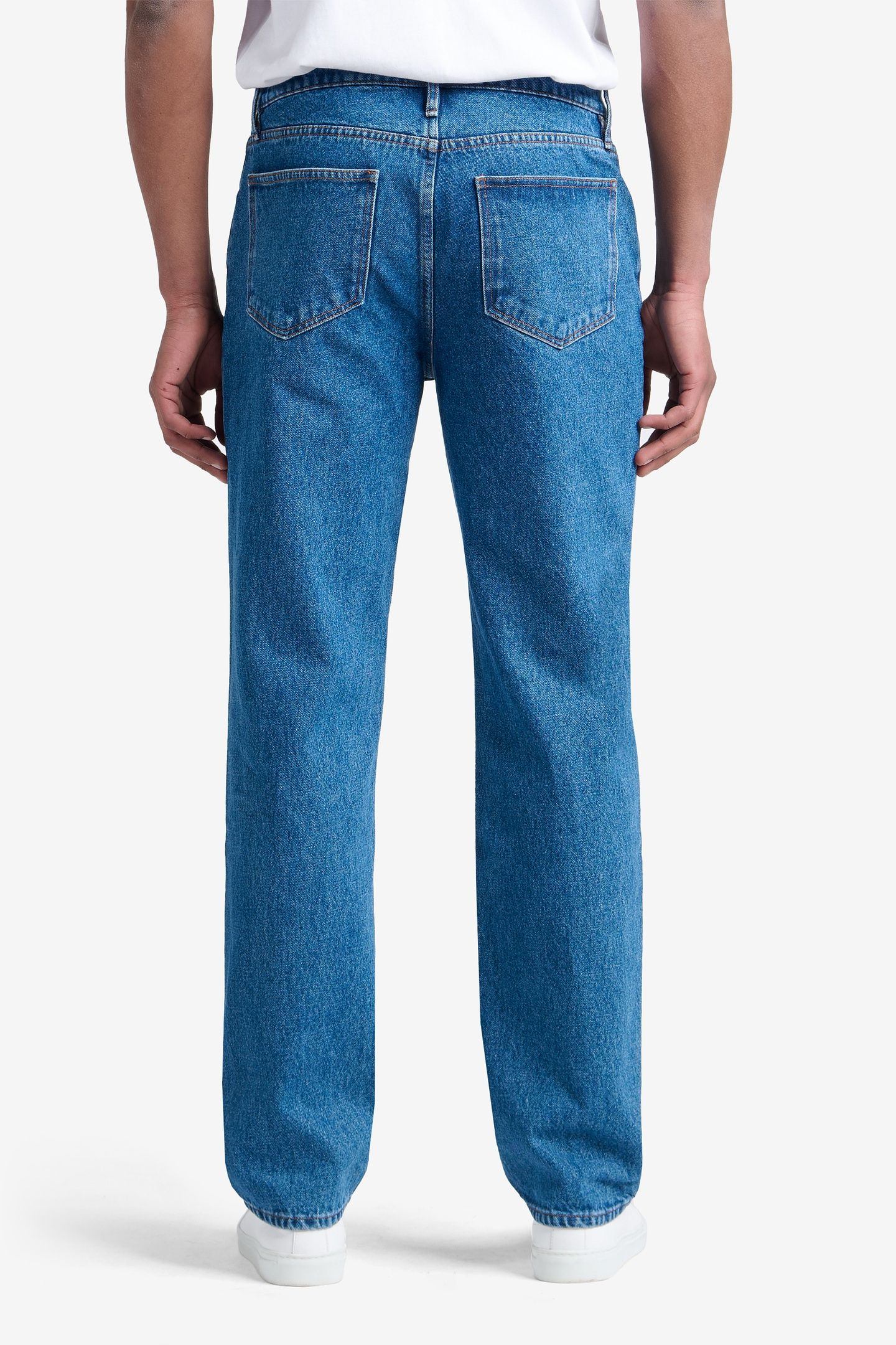 CARLIN DENIM COTTON MID BLUE 2